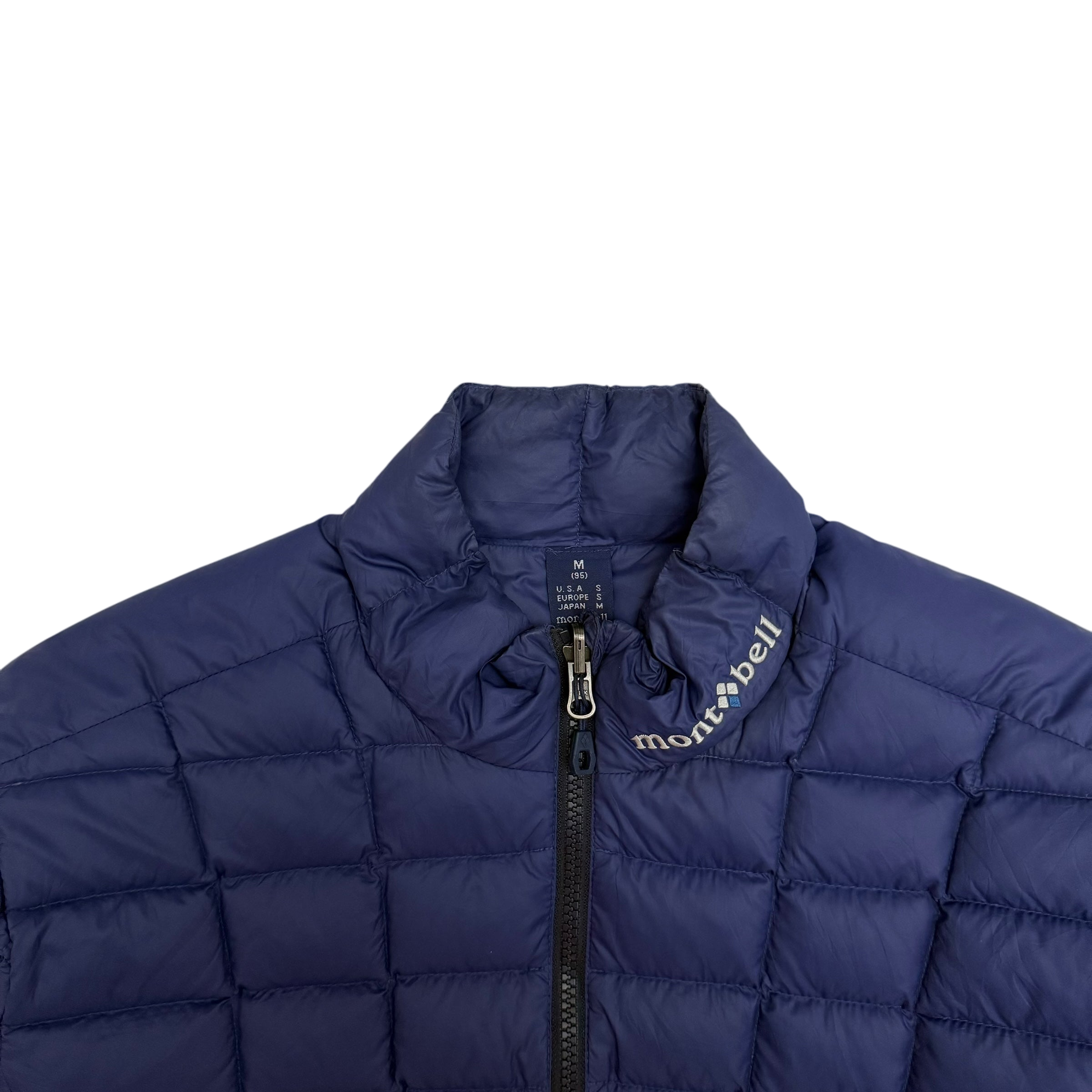 Montbell 00s EX800 Quilted Down Jacket Navy (Size S)