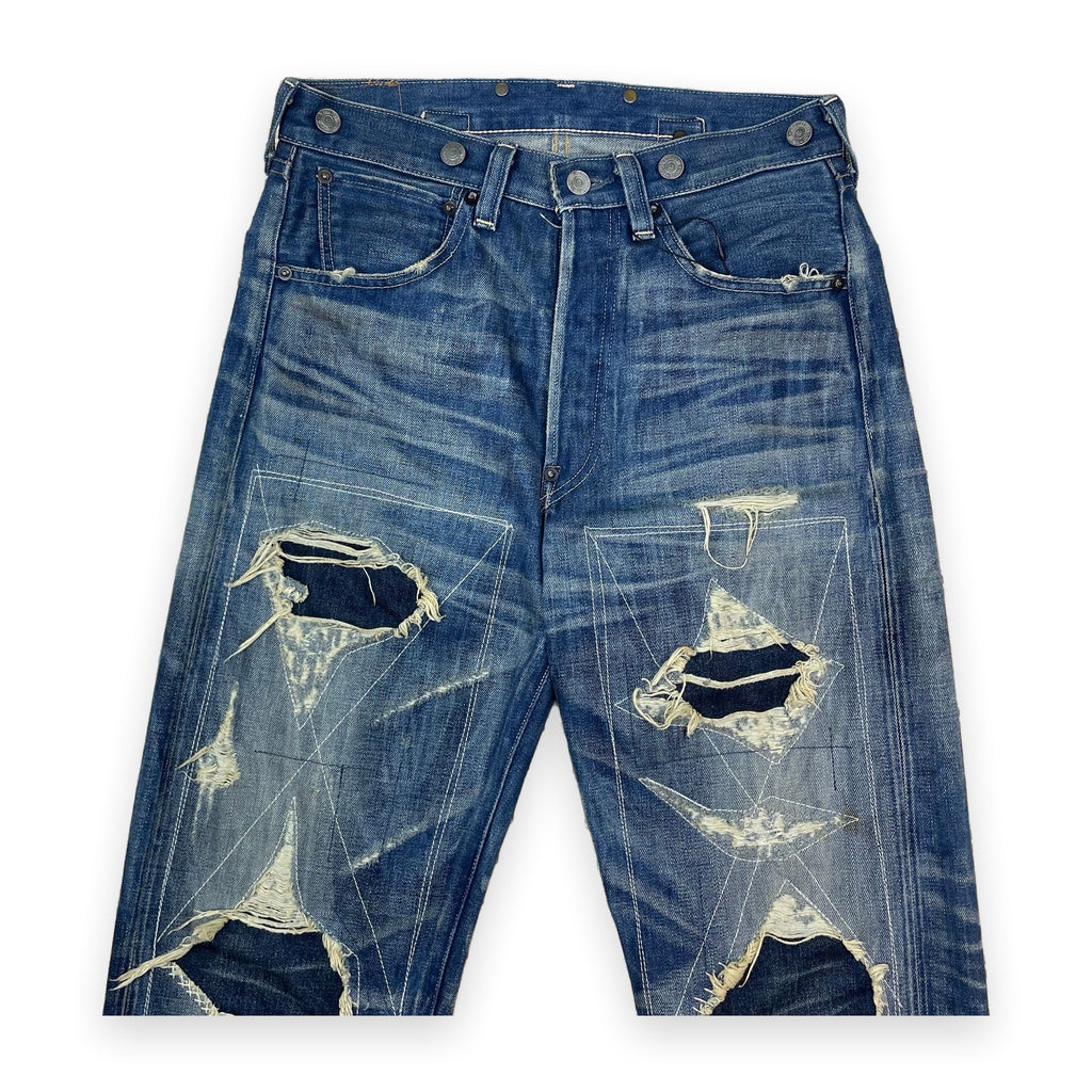 levi strauss & co 501XX Distressed Jeans Blue (Size 32)