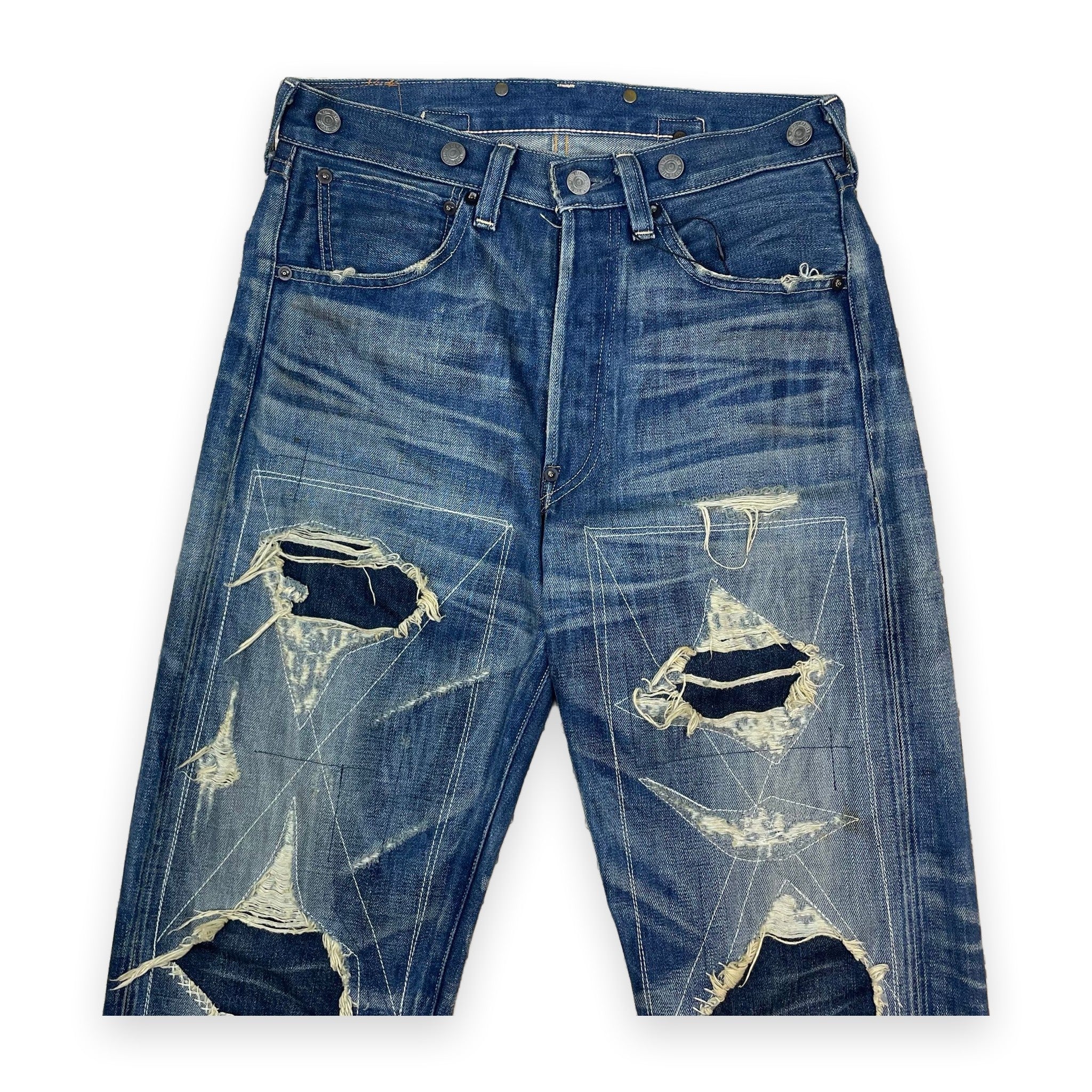 levi strauss & co 501XX Distressed Jeans Blue (Size 32)