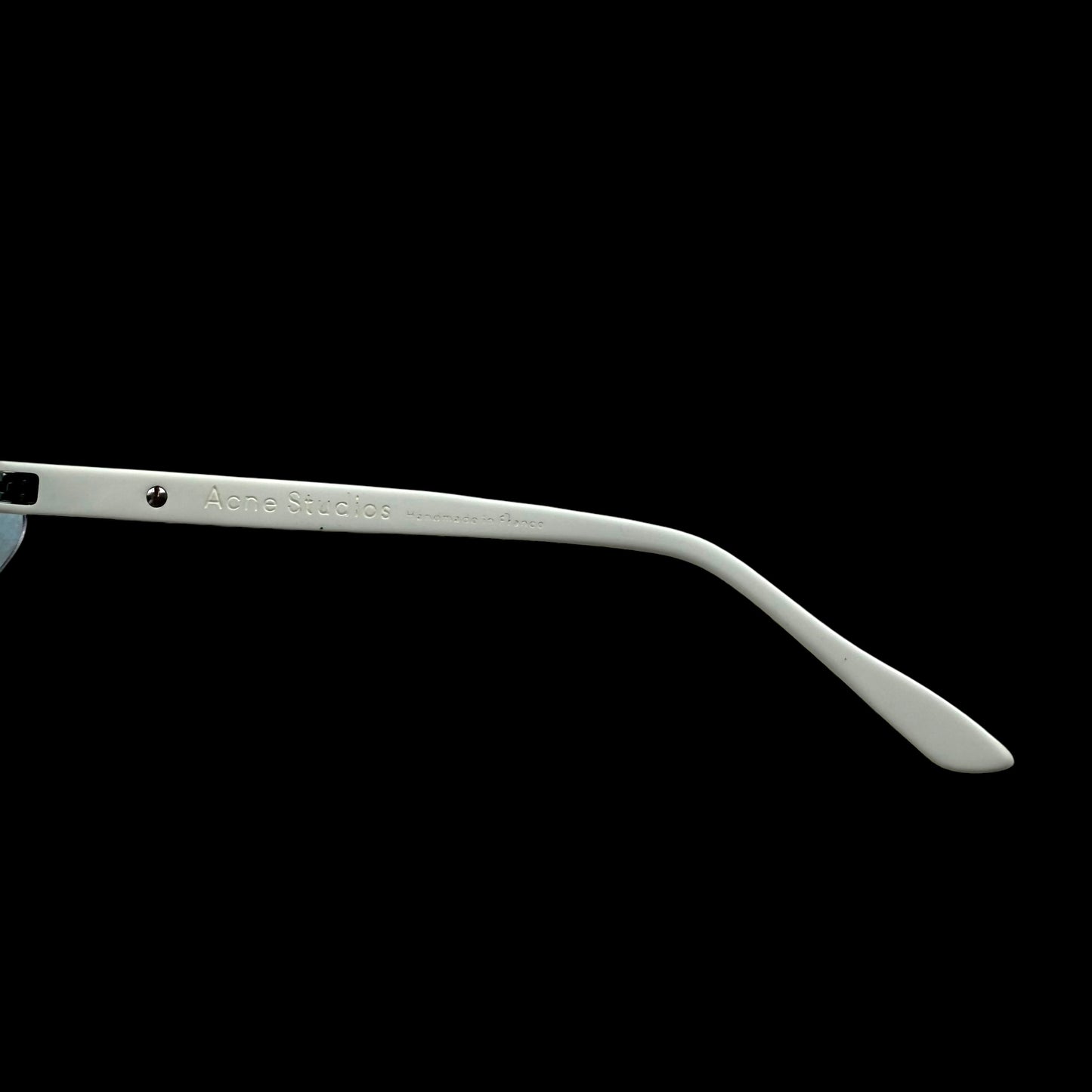 Acne Studios 2018 Bornt D-frame Acetate Sunglasses White