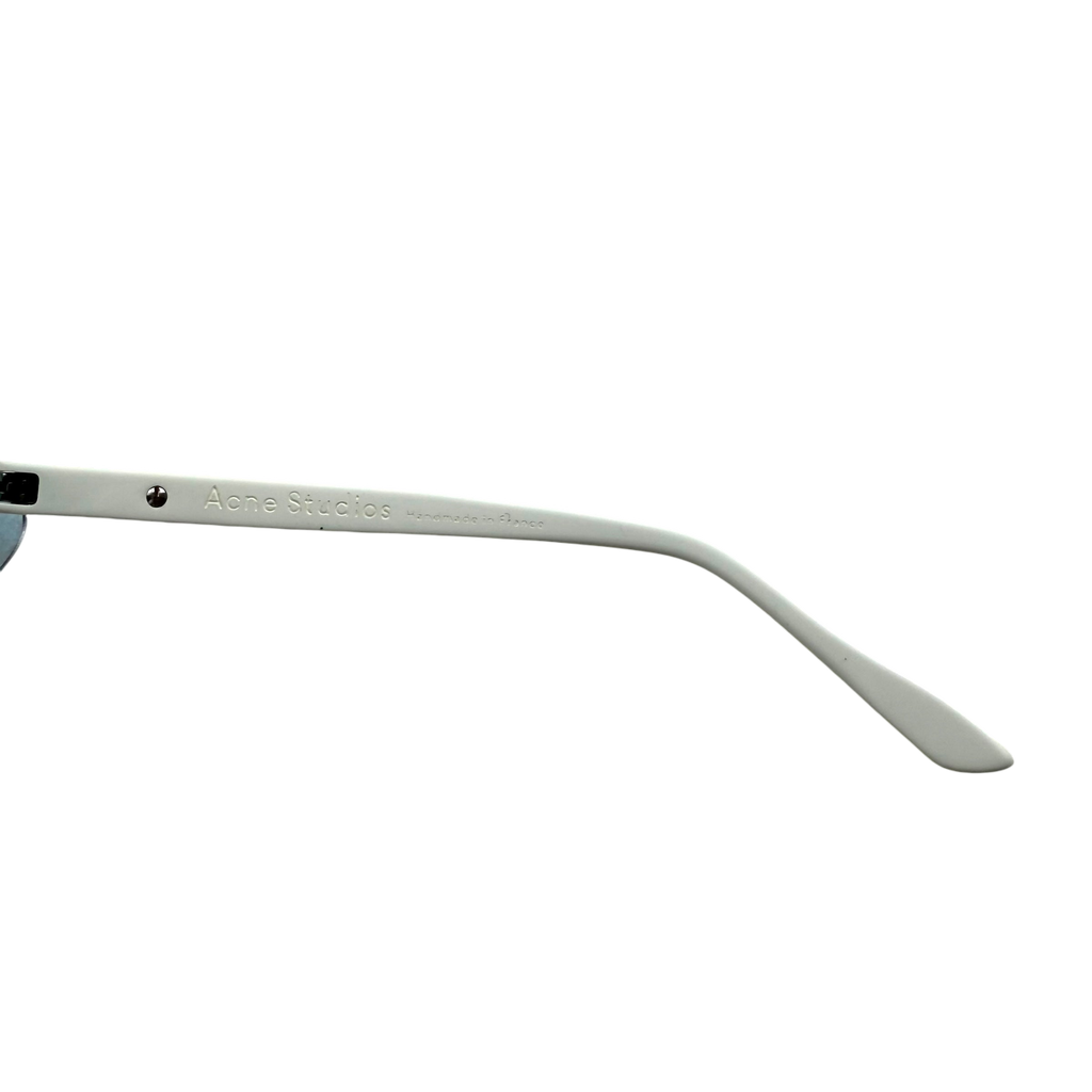 Acne Studios 2018 Bornt D-frame Acetate Sunglasses White