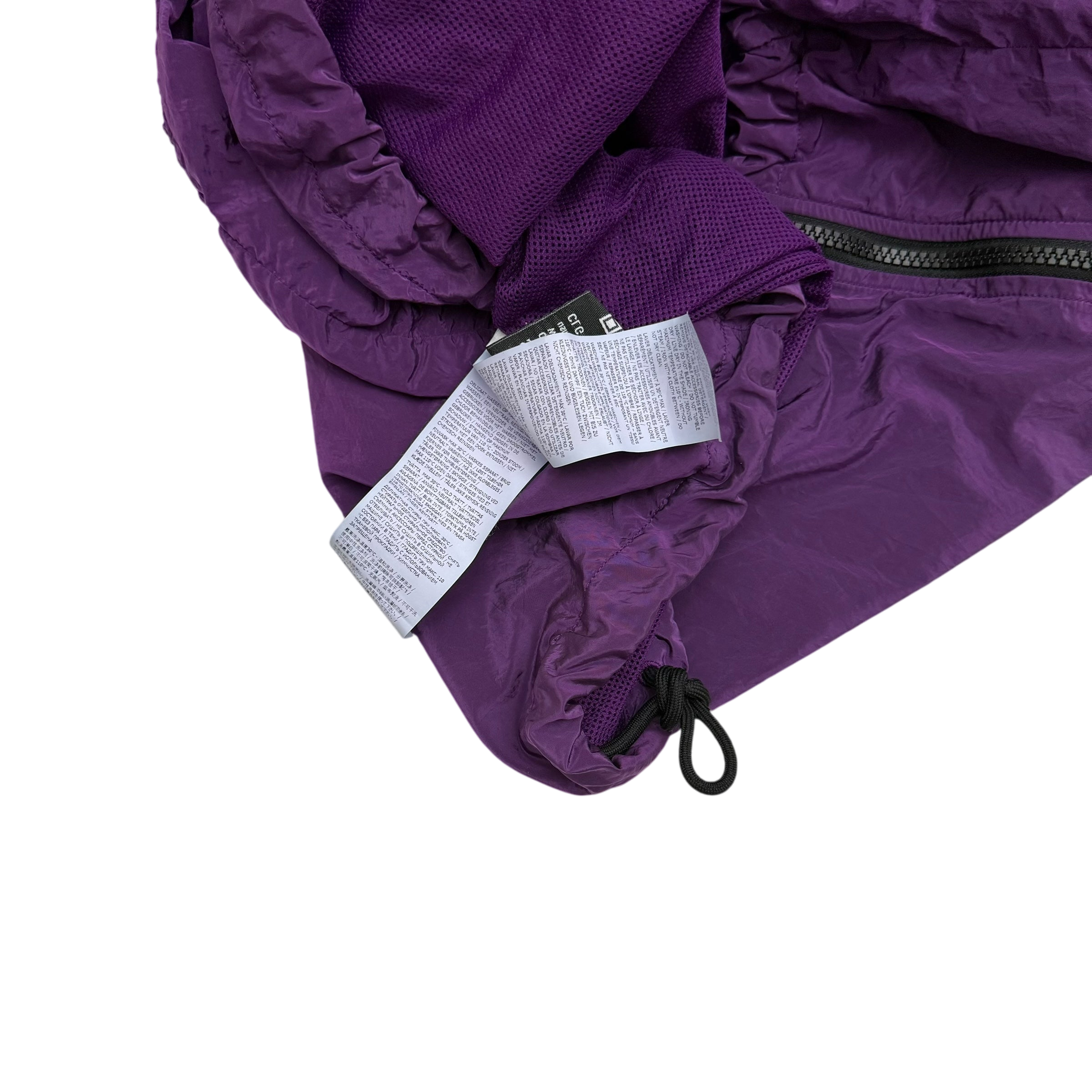 Stone Island 2018 Nylon Metal Smock Jacket Purple (Size XL)