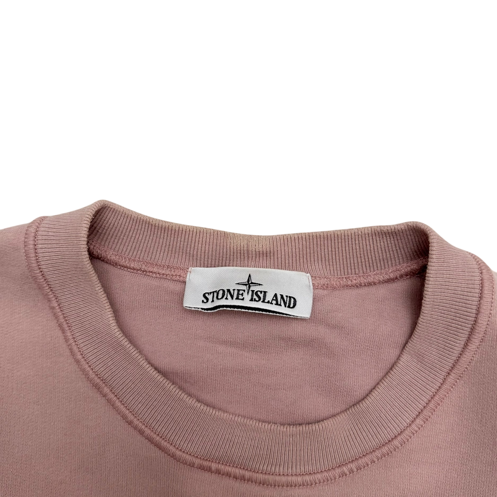 Stone Island Crewneck Sweatshirt Light Pink (Fits M-L)
