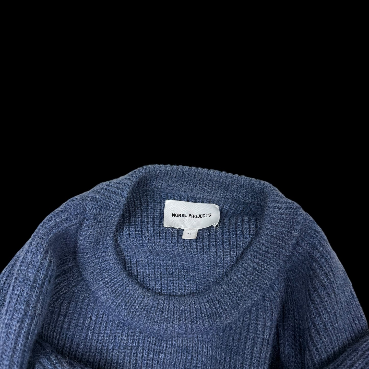 Norse Projects Roald Cotton Wool Sweatshirt Calcite Blue (Size XL)
