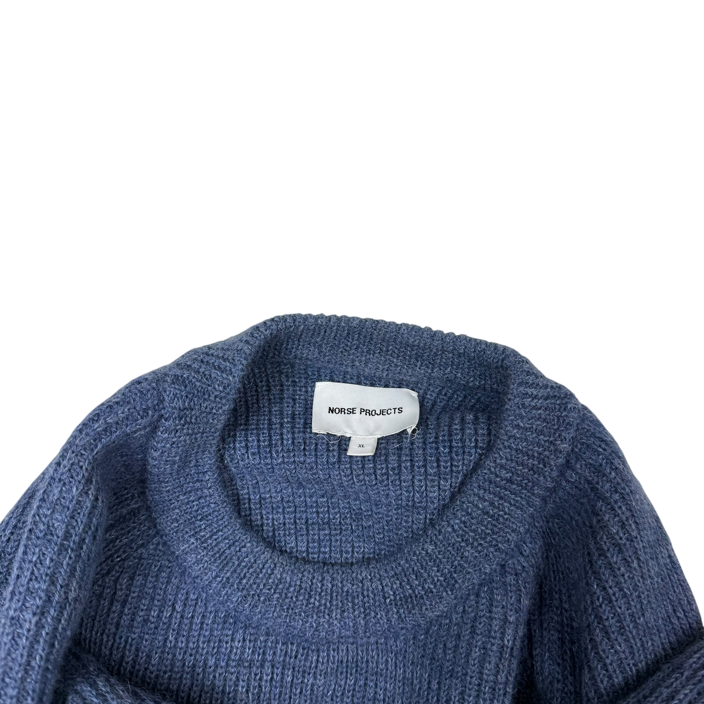 Norse Projects Roald Cotton Wool Sweatshirt Calcite Blue (Size XL)