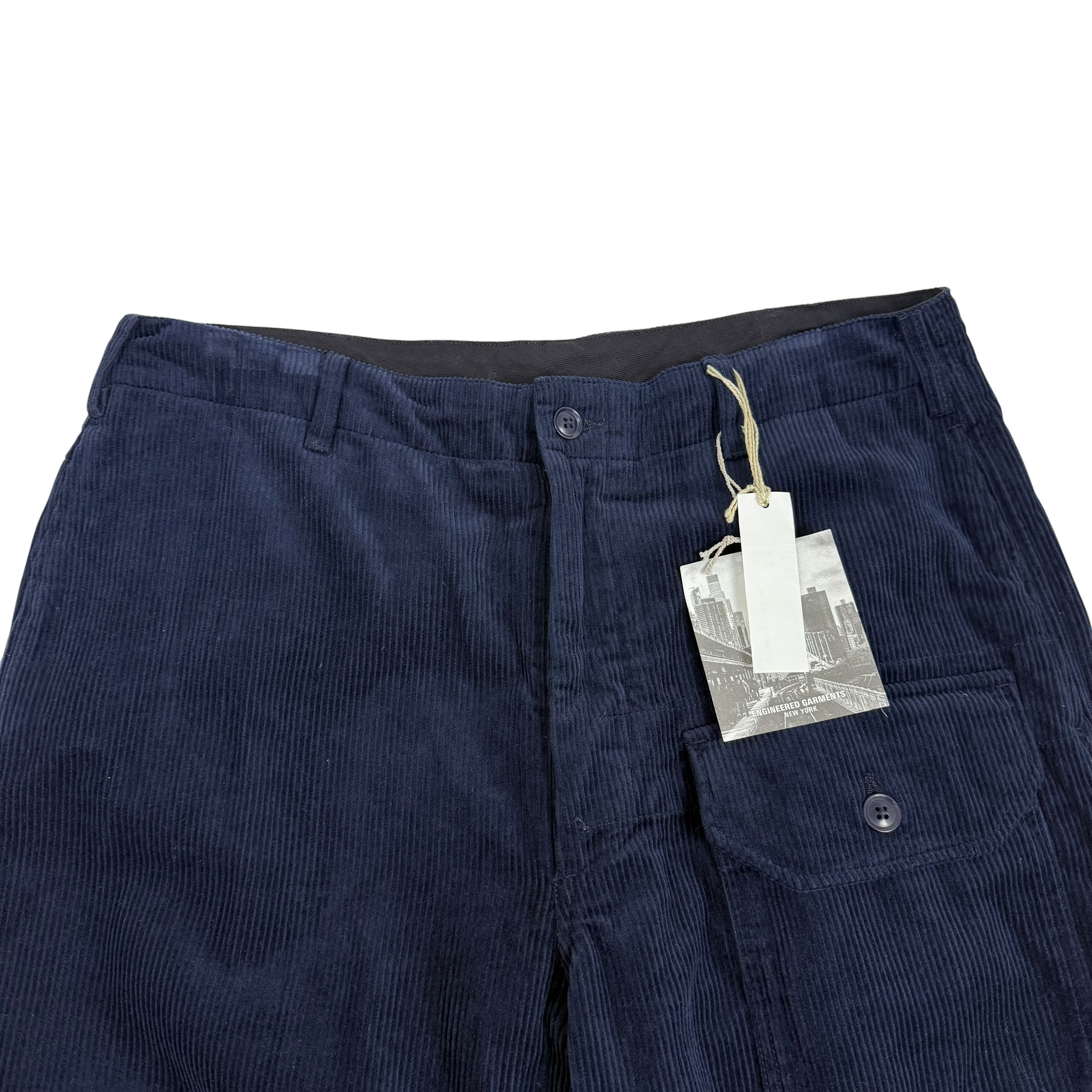 Engineered Garments Deck BW Corduroy Pants Navy (Size S & M)
