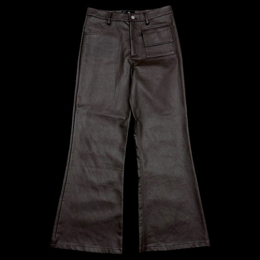 Ranger Cartel SS 2023 Flared Leather Brown Pants (Size L)
