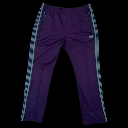 Needles Poly Smooth Track Pants Purple/Turquoise (Size XL)