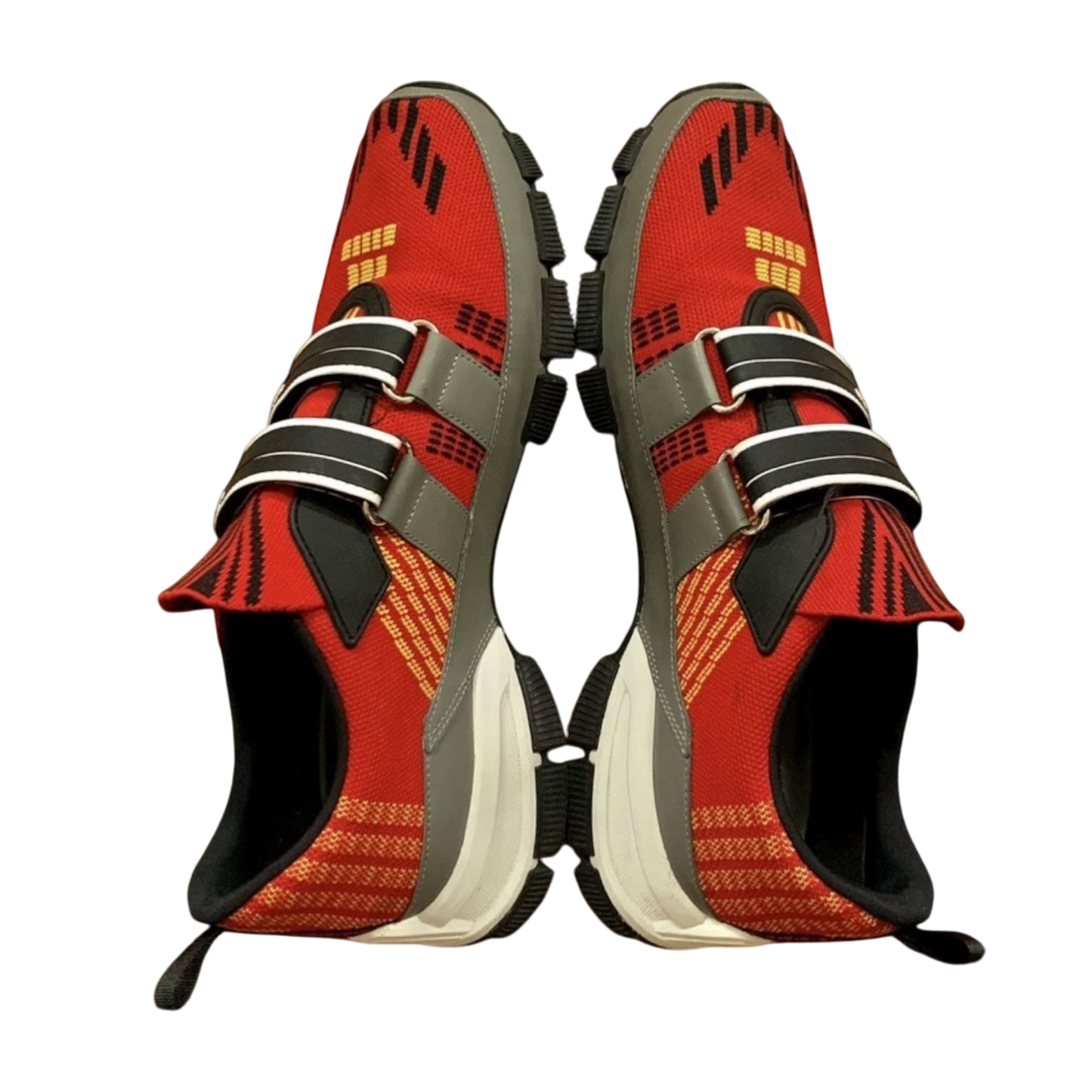 Prada SS18 Crossection Knit Sneaker Red (fits US10-11)