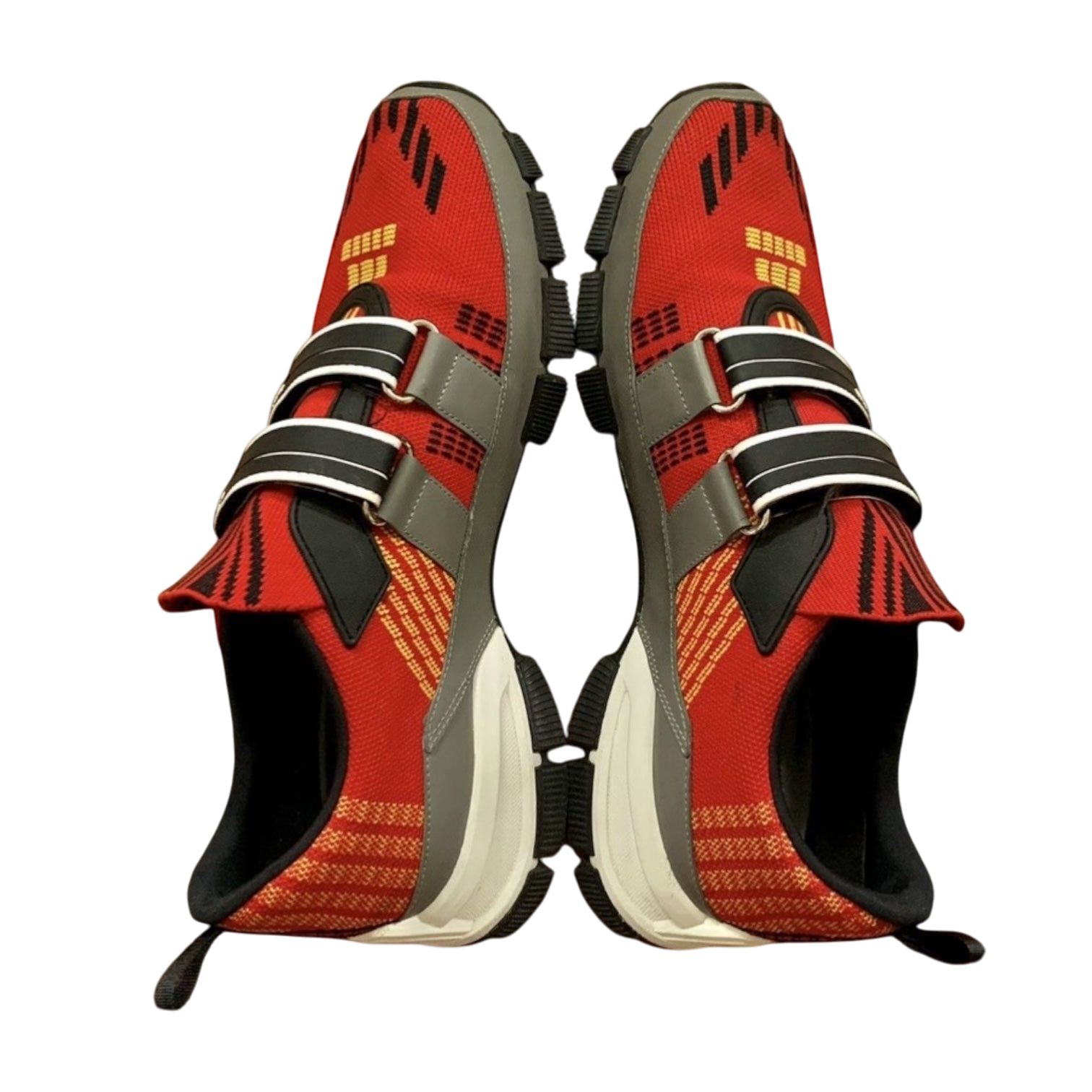 Prada SS18 Crossection Knit Sneaker Red (fits US10-11)