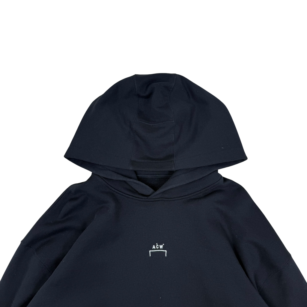 A-COLD-WALL* (ACW) Essential Logo Printed Hoodie Black (Fits M-L)
