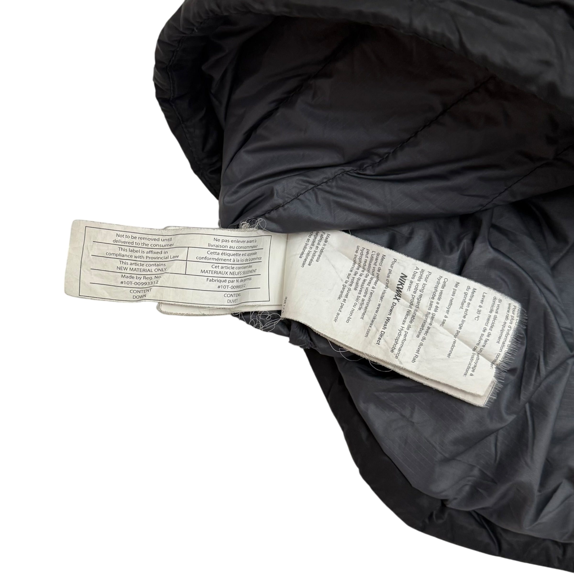 Rab Pertex Microlight Alpine Down Jacket Black (Size L)