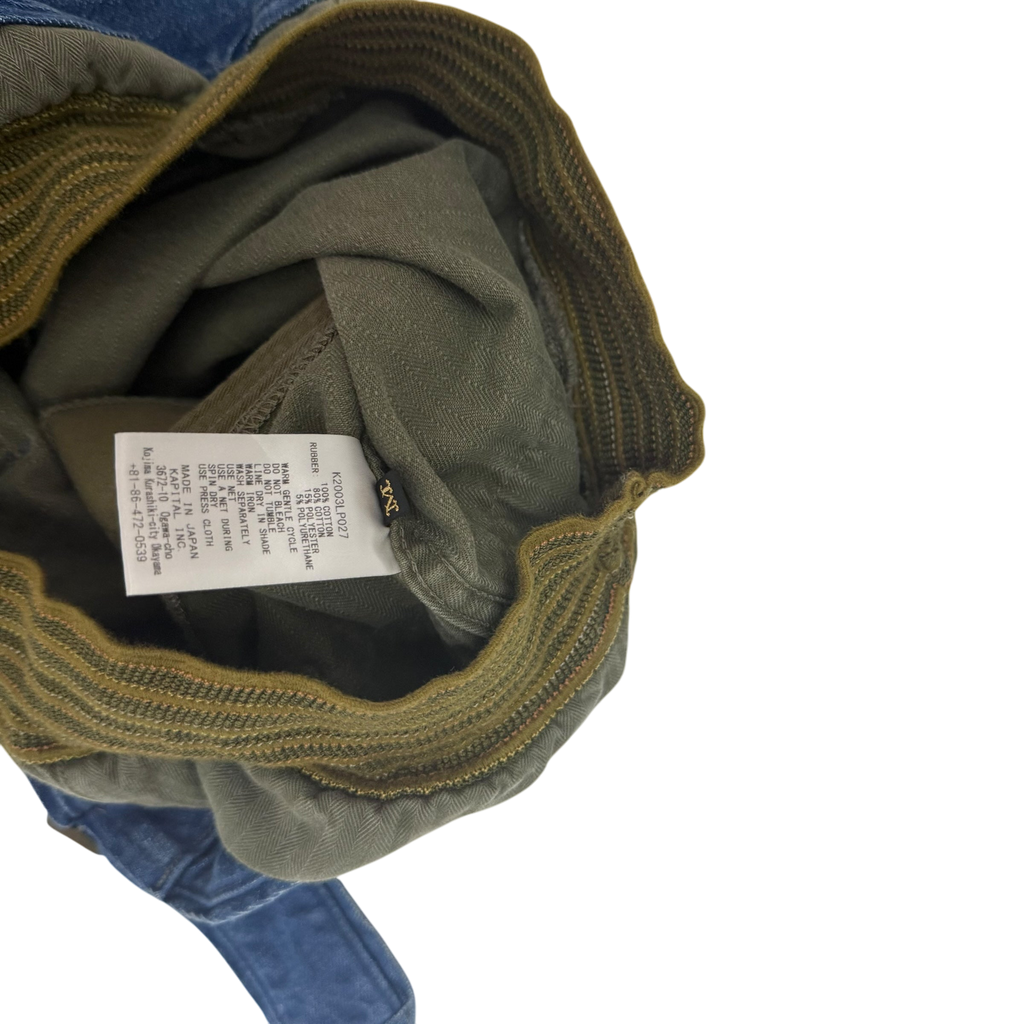 Kapital Cotton Herringbone Aviator Suit Cut Pants Khaki (size 2)