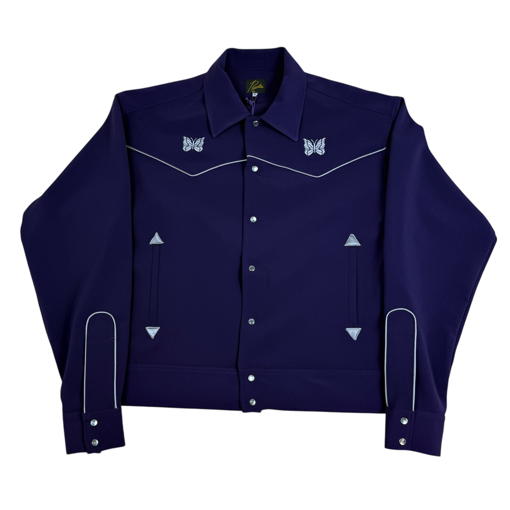 Needles AW22 Piping Cowboy Jacket Purple (Size L)