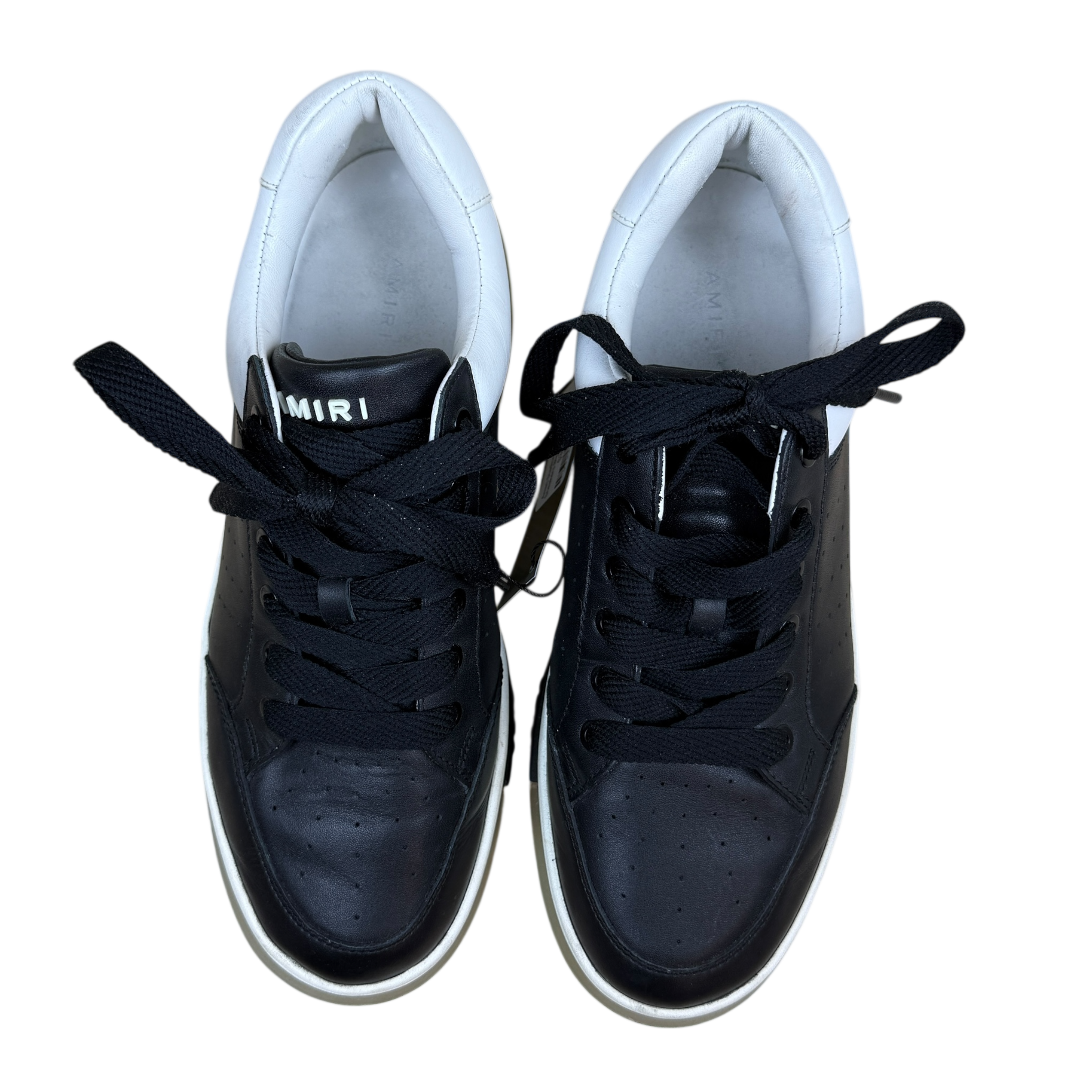 Amiri Stadium Low Leather Sneakers Black (US10/EU43)