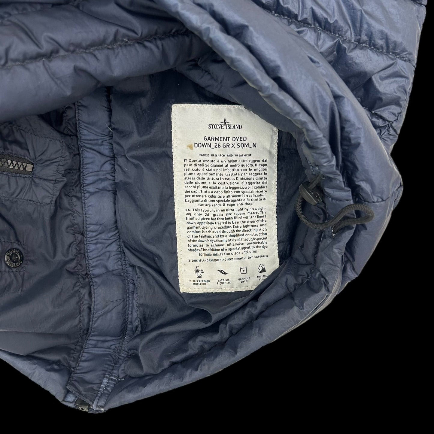 Stone Island Micro Ripstop Puffer Jacket Navy (Size S)