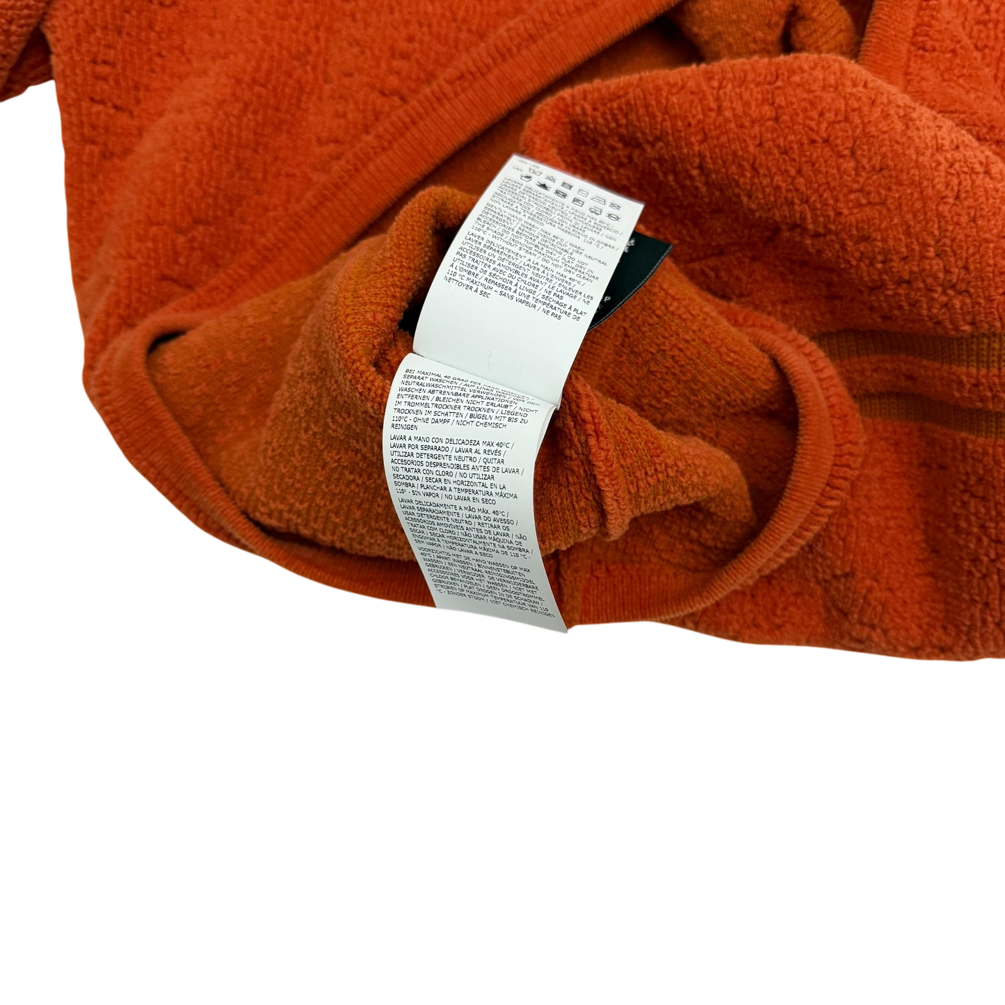 Stone Island AW19 Textured Sweatshirt Orange (Size XL)