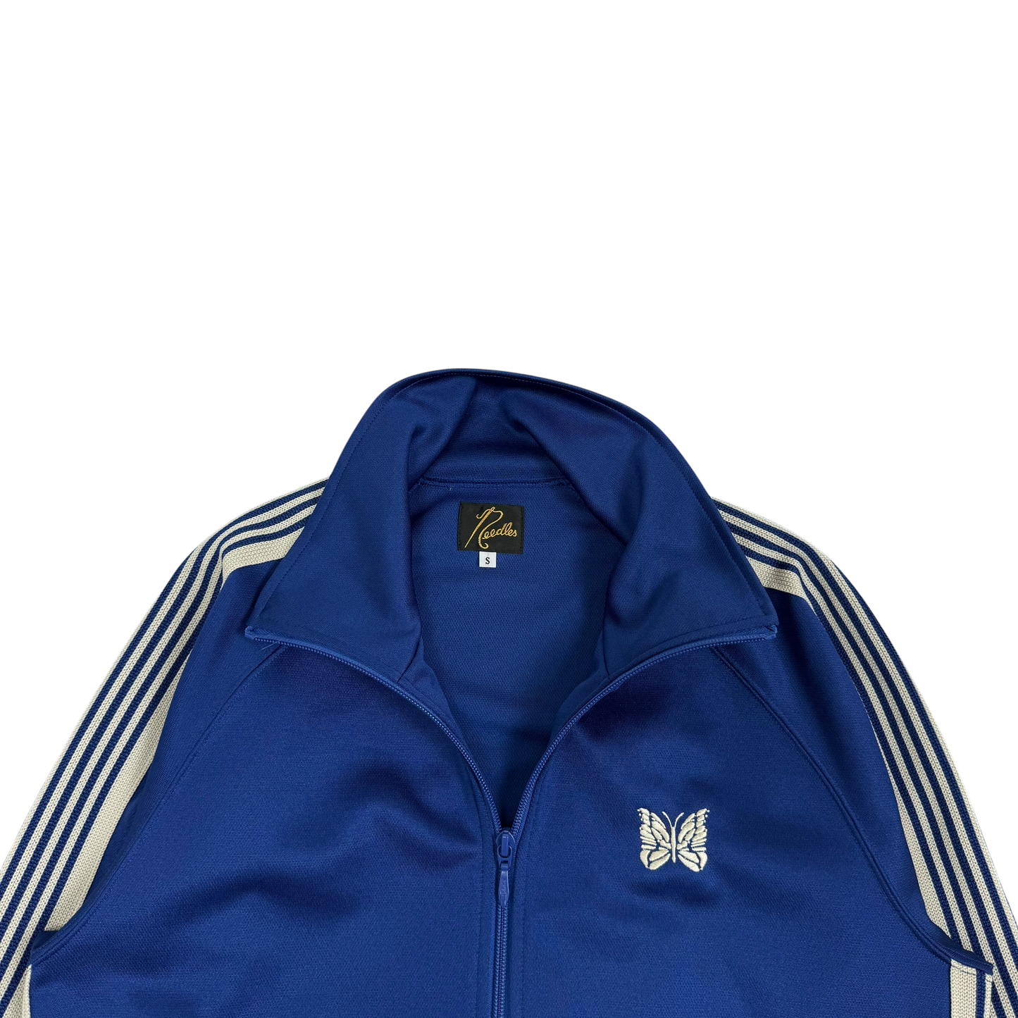 Needles Poly Smooth Track Jacket Royal Blue/White (Size S)