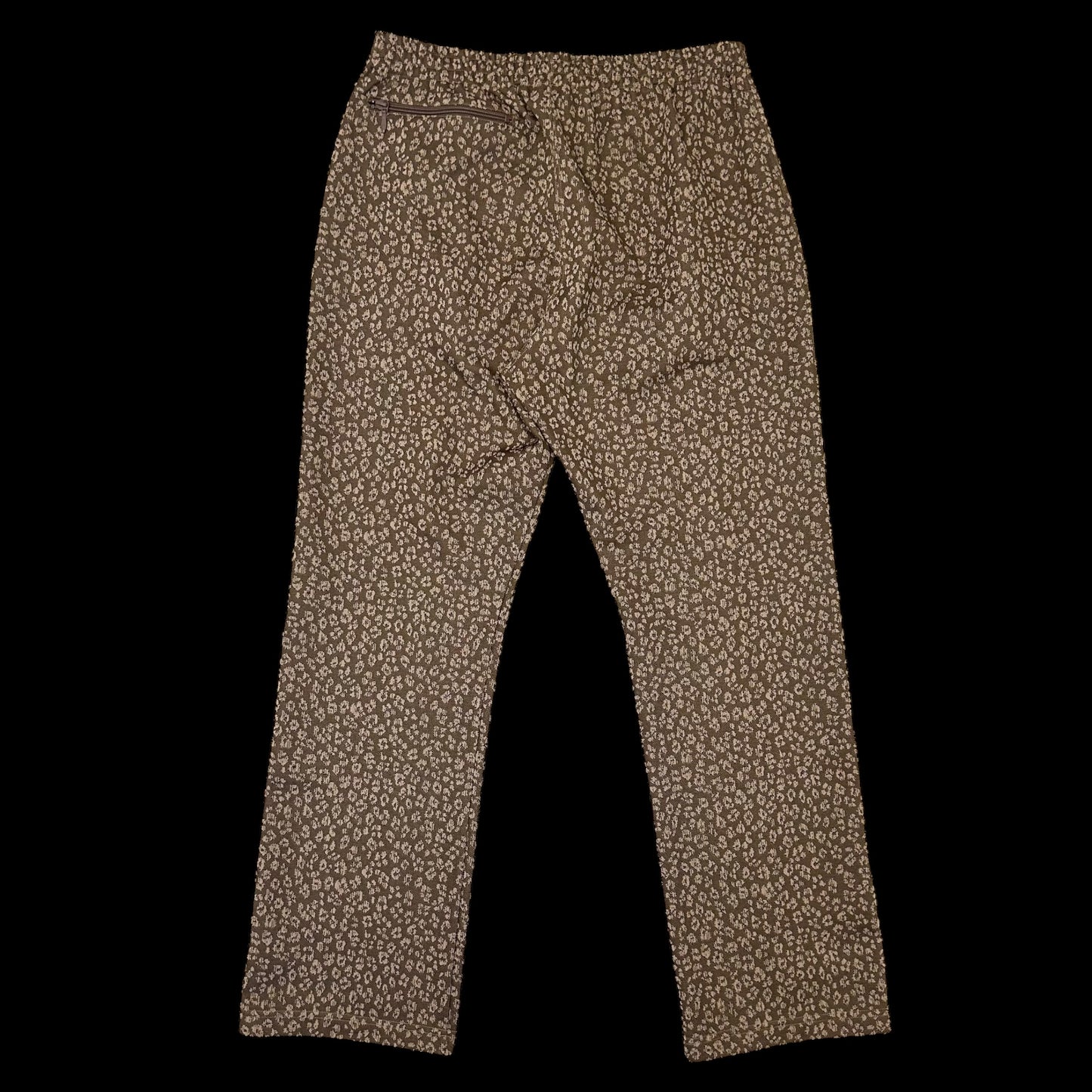 Needles Poly Smooth Track Pants Leopard Print (Size M)