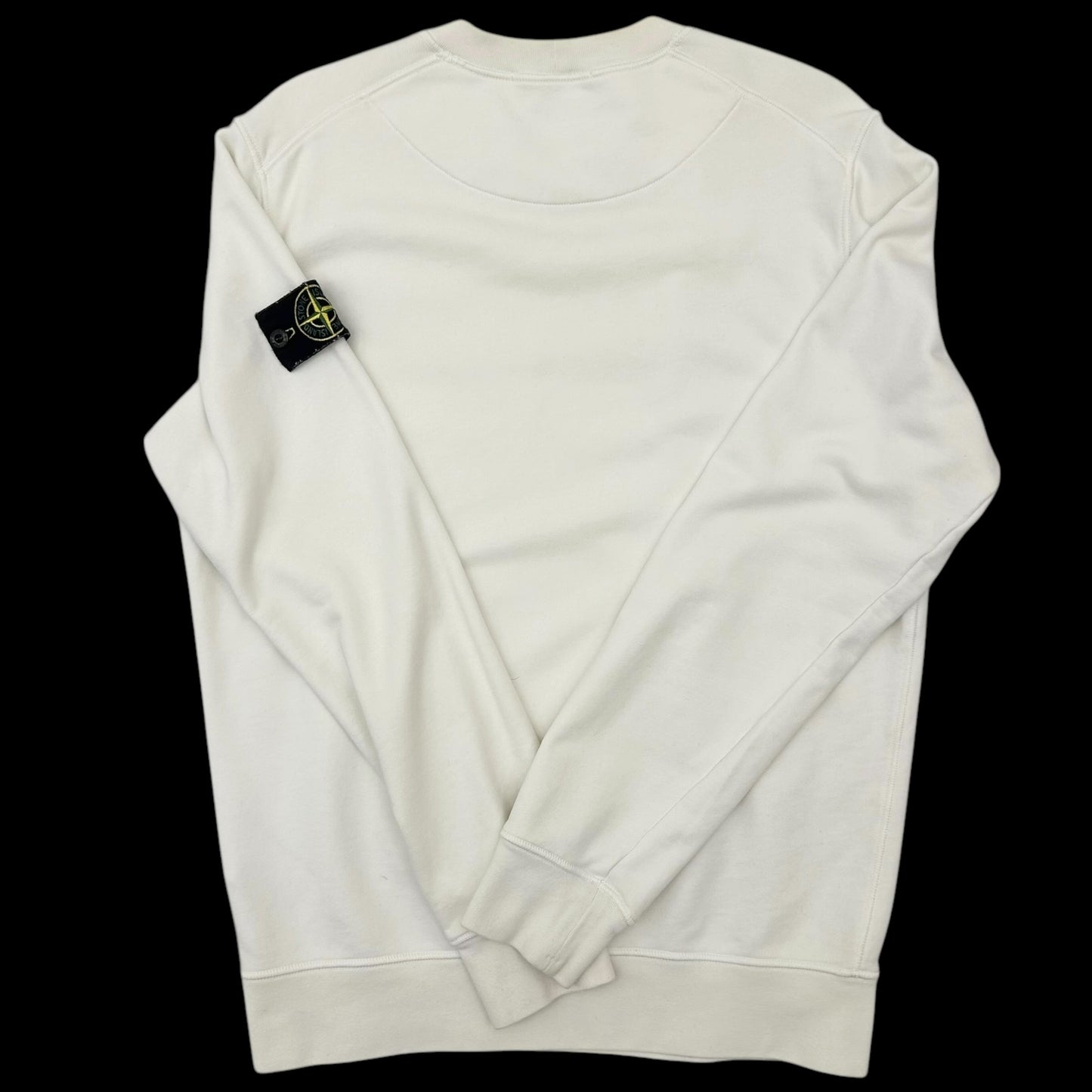 Stone Island Crewneck Sweater White (Fits M/L)