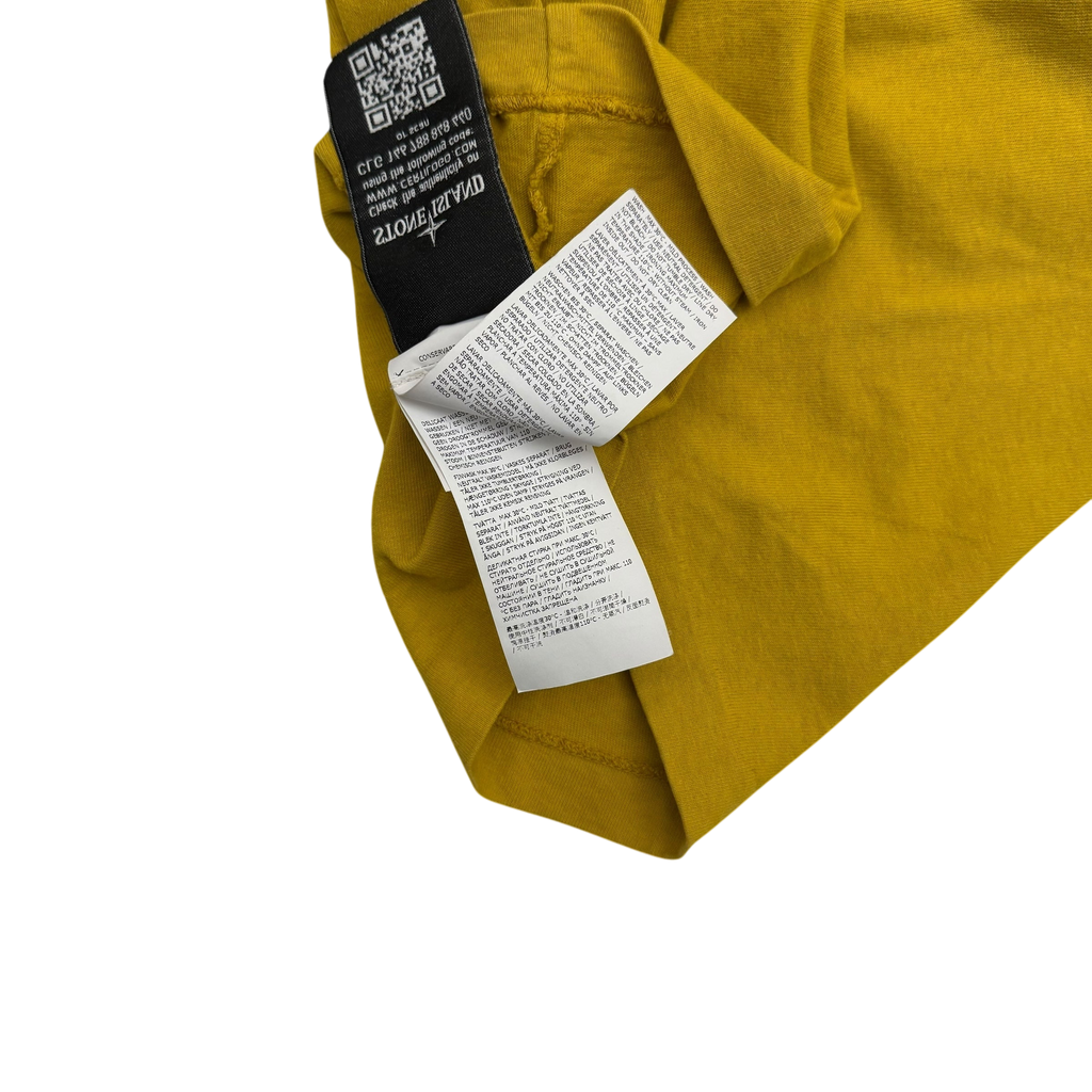 Stone Island 3M Reflective Short Sleeve T-Shirt Yellow (Size L)