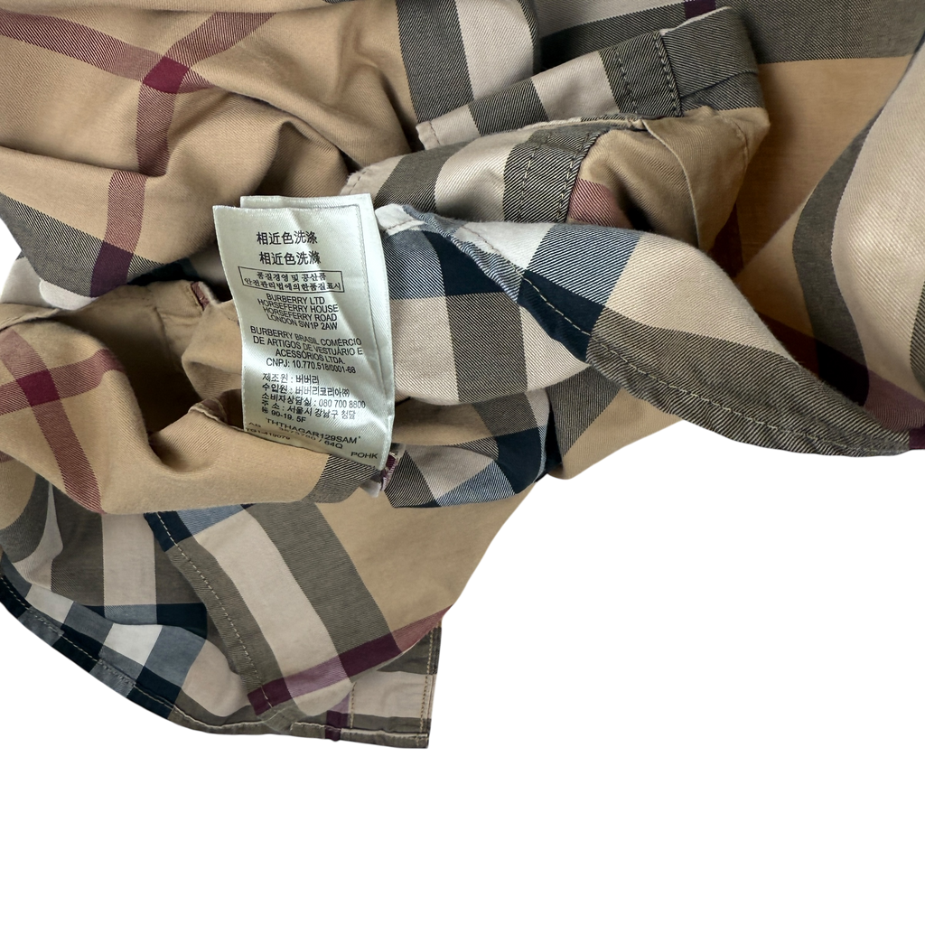Burberry Nova Check Button-Up Shirt (Size XL)