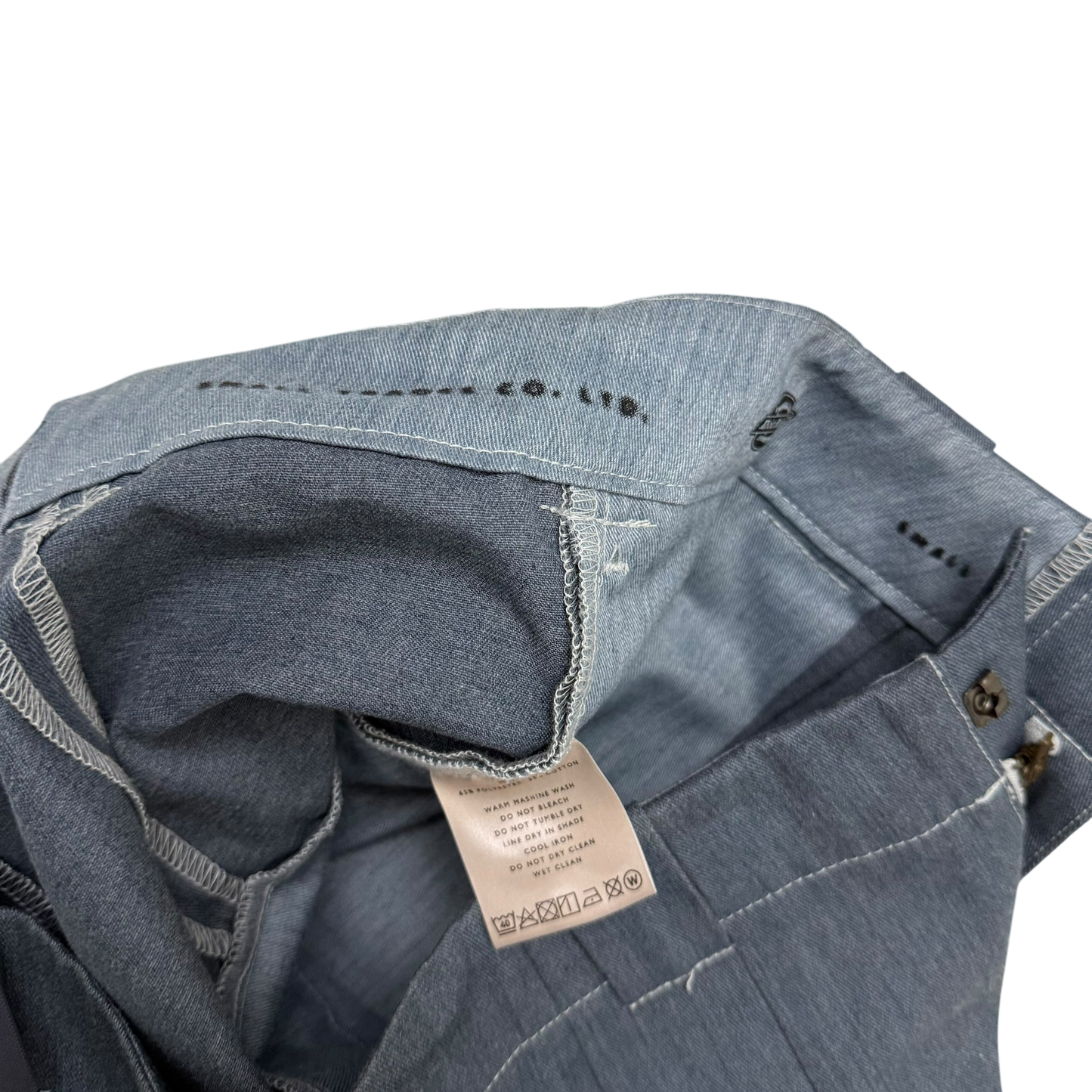 Shinya Kozuka x Dickies Overdyed Blue Pleated Pants (Size M)