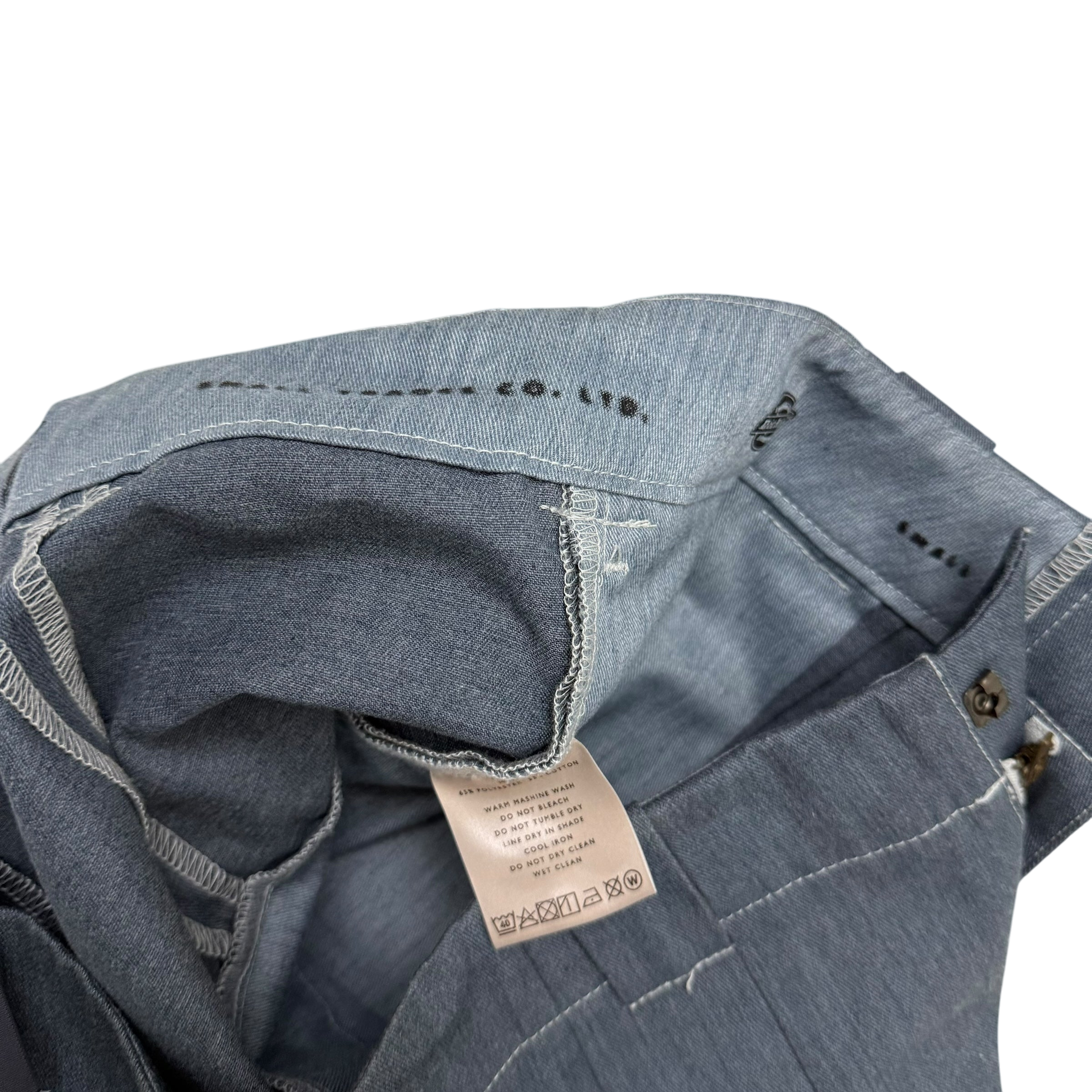 Shinya Kozuka x Dickies Overdyed Blue Pleated Pants (Size M)