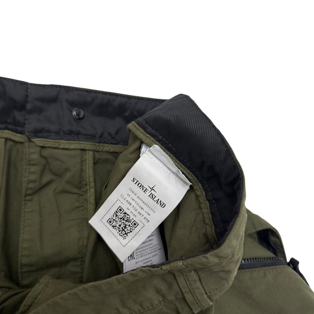 Stone Island Type RE-T Cargo Pants Army Green (Size 36”)