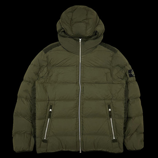 Stone Island Seamless Tunnel Nylon Down-TC Jacket Green (Fits L/XL)