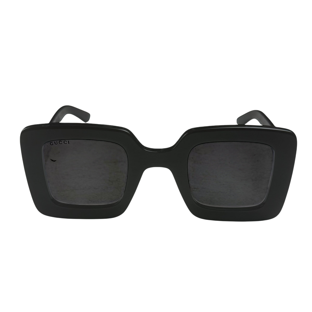 Gucci Oversized Square-Frame Sunglasses Black