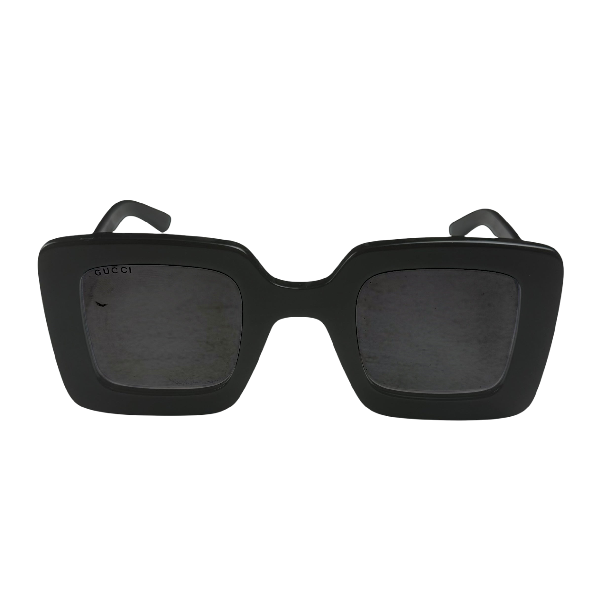 Gucci Oversized Square-Frame Sunglasses Black