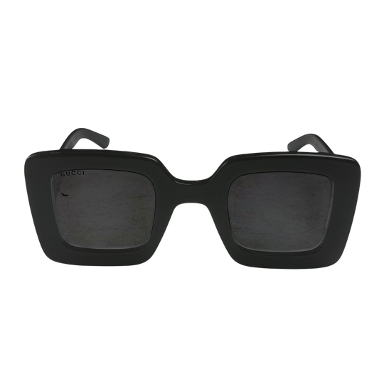 Gucci Oversized Square-Frame Sunglasses Black