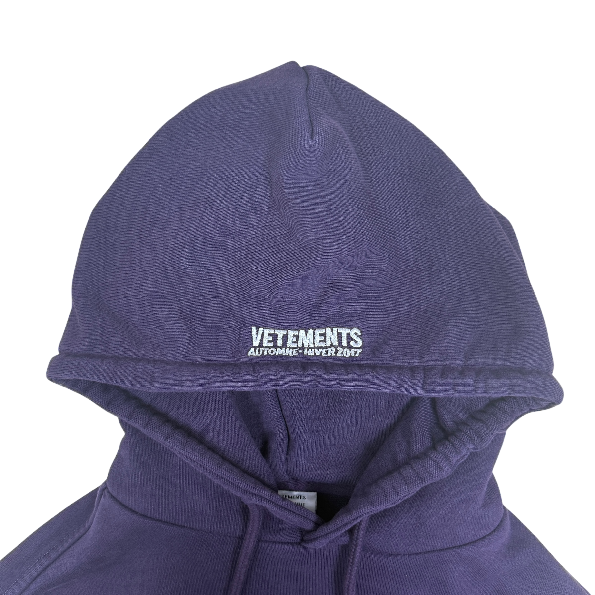 Vetements AW17 ‘Sexual Fantasies’ Oversized Hoodie Purple (Size XS)