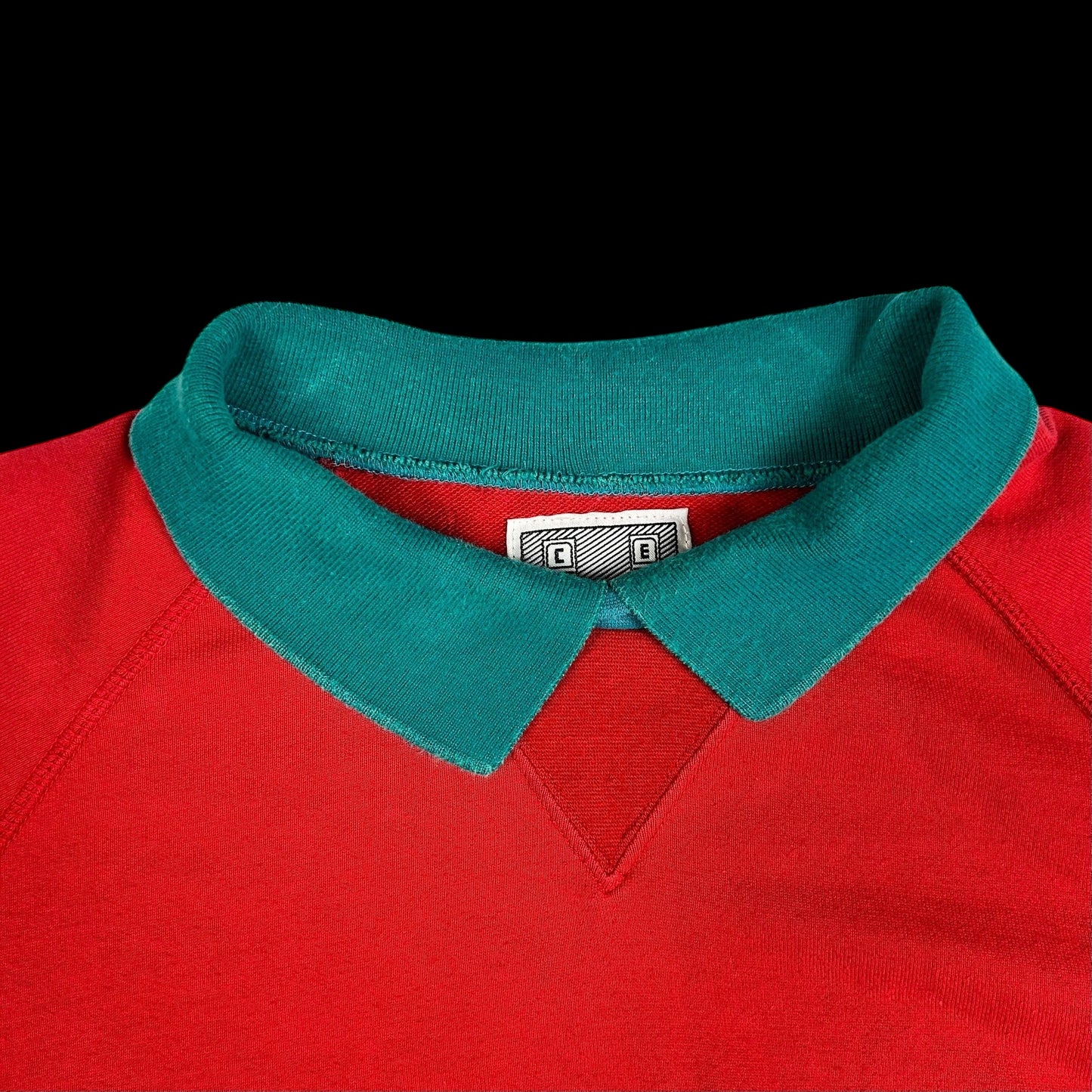 Cav Empt Collared Sweater Red/Green (Fits M/L)