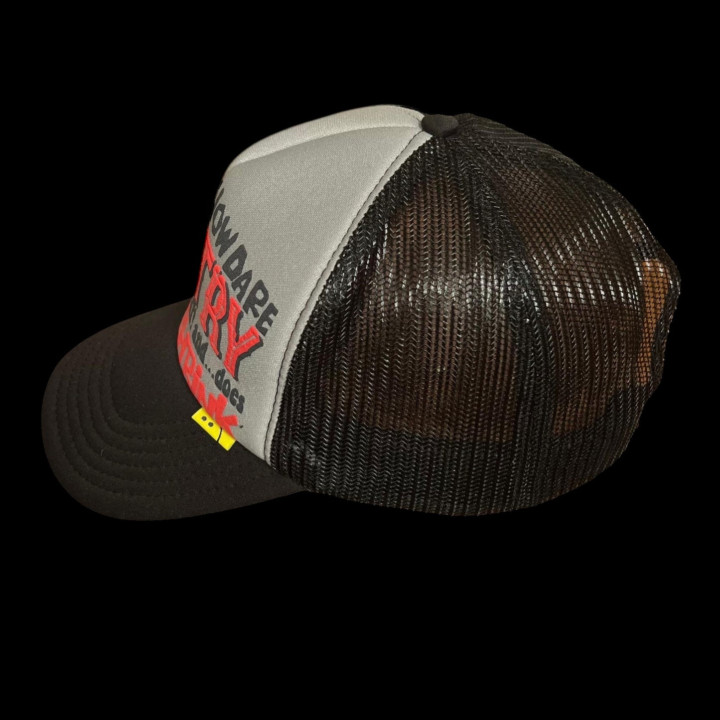 Kapital Laundry Shrink Black / Grey Trucker Hat