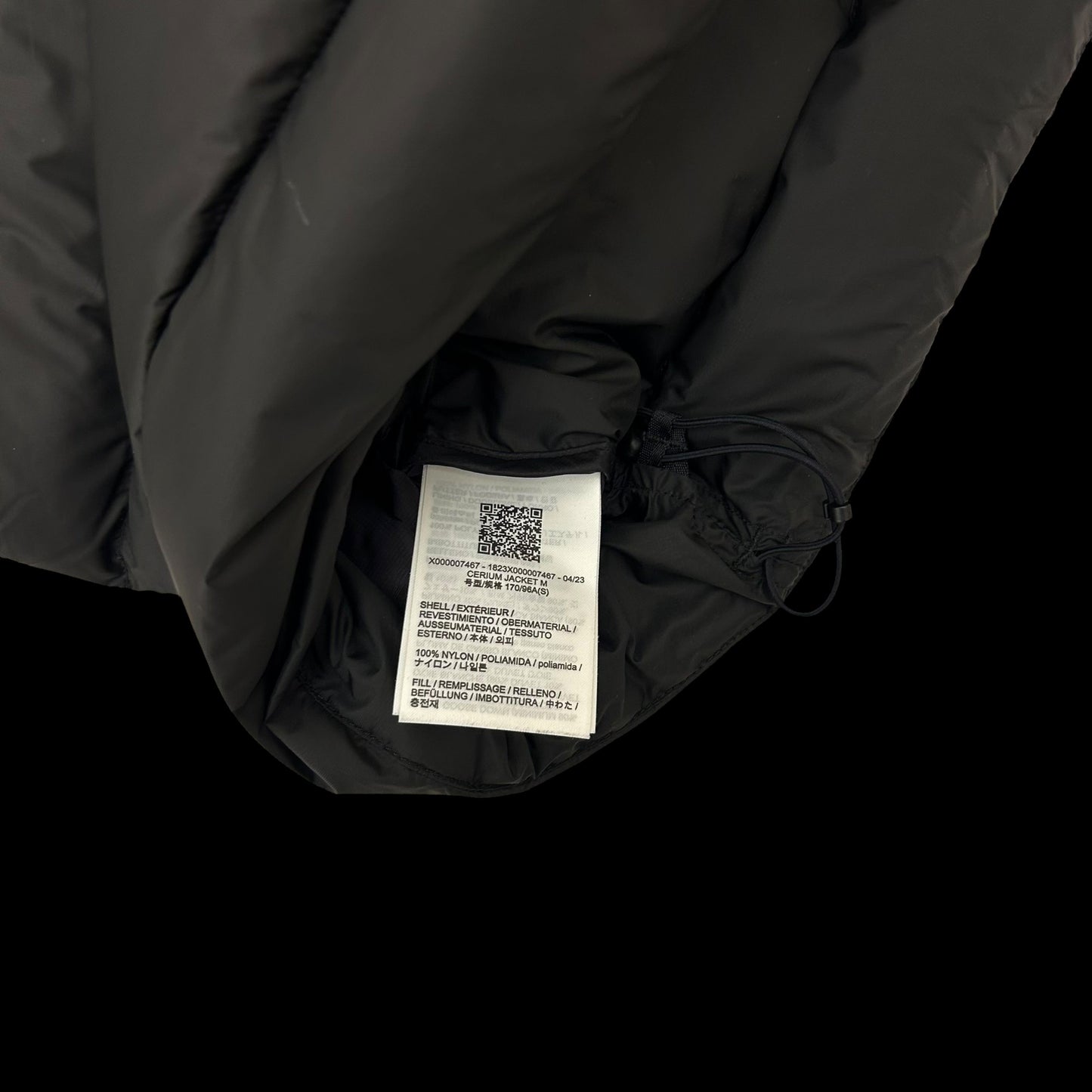 Arc’teryx Cerium Down Jacket Black (Size S)