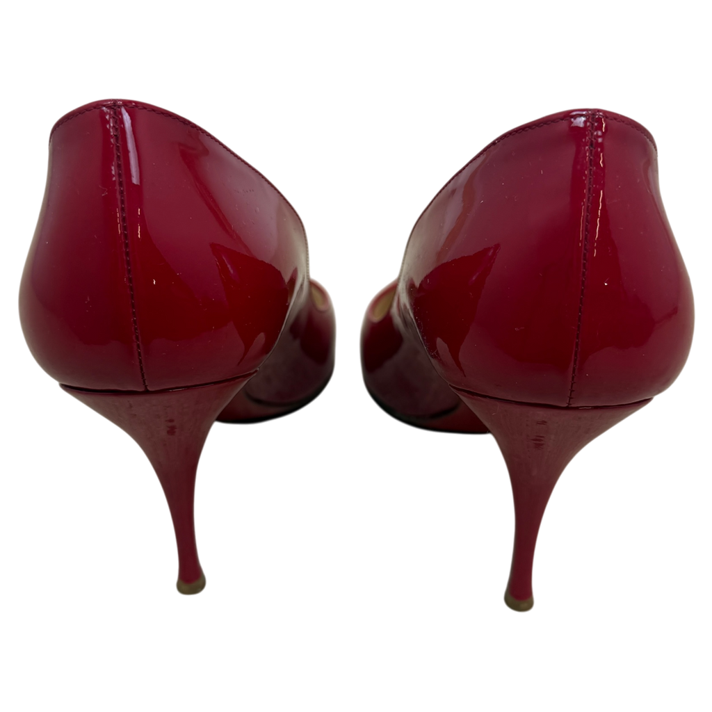 Christian Louboutin Patent Leather Calf Pumps Red (Size EU36)