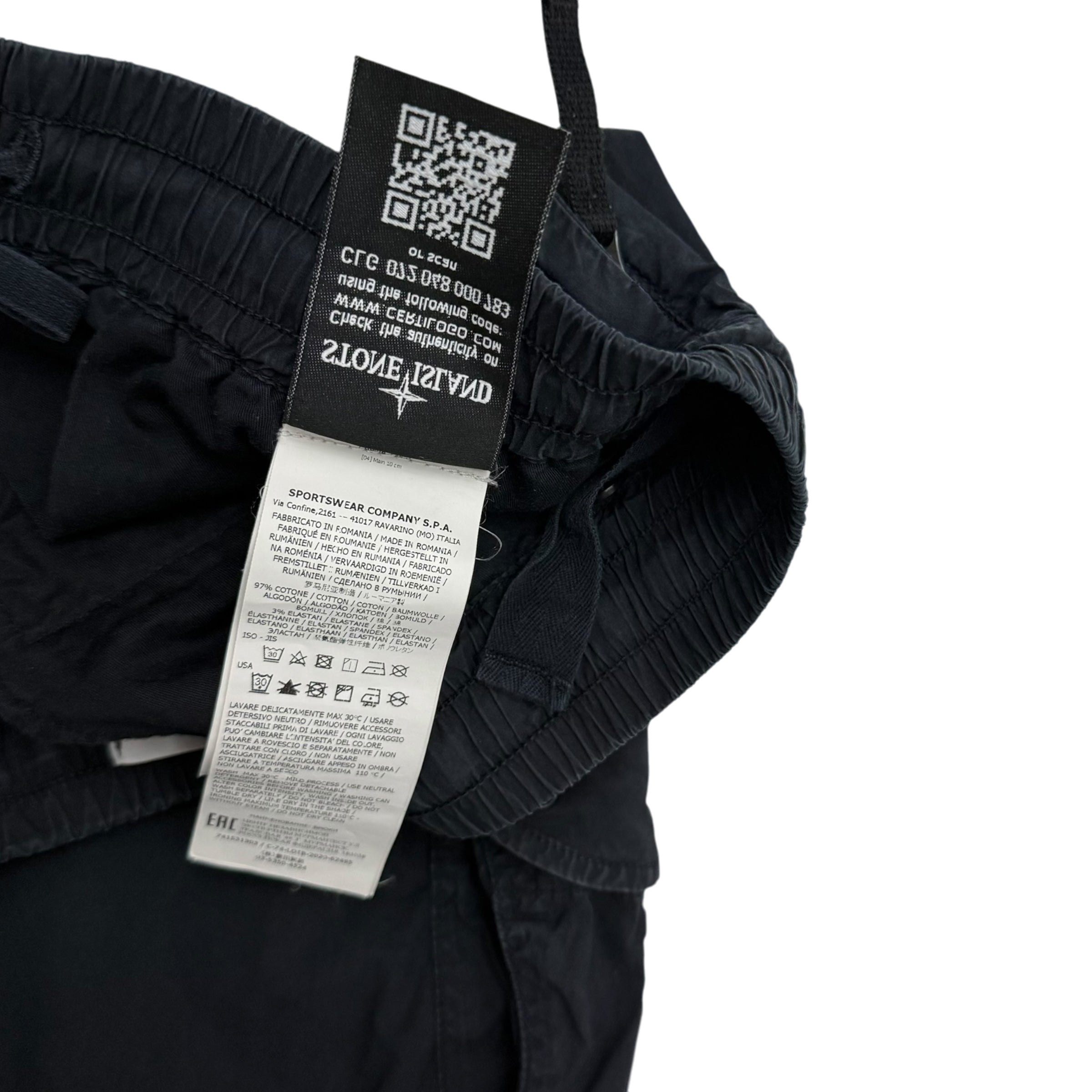 Stone Island Type RE-T Cargo Pants Navy (Size 32”)