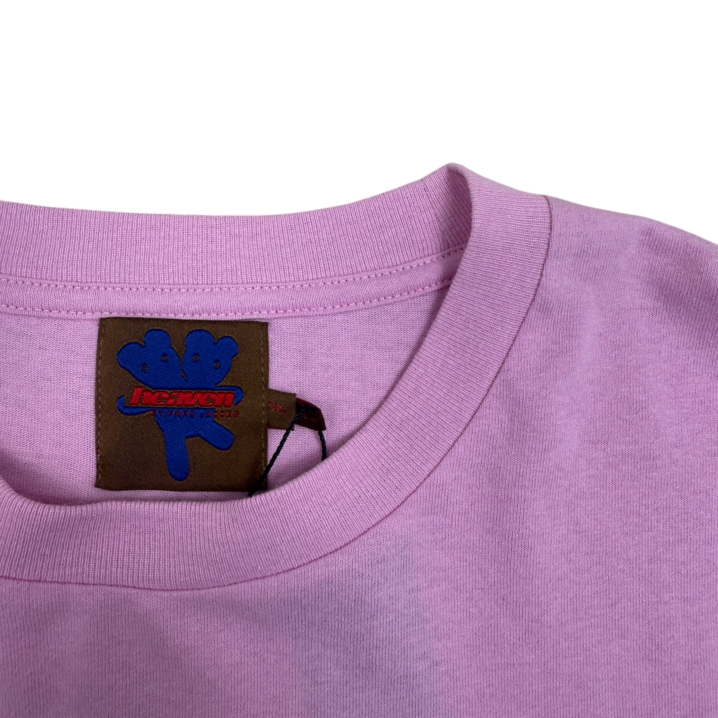Heaven by Marc Jacobs SS22 Bear Logo T-Shirt Pink (Fits L)