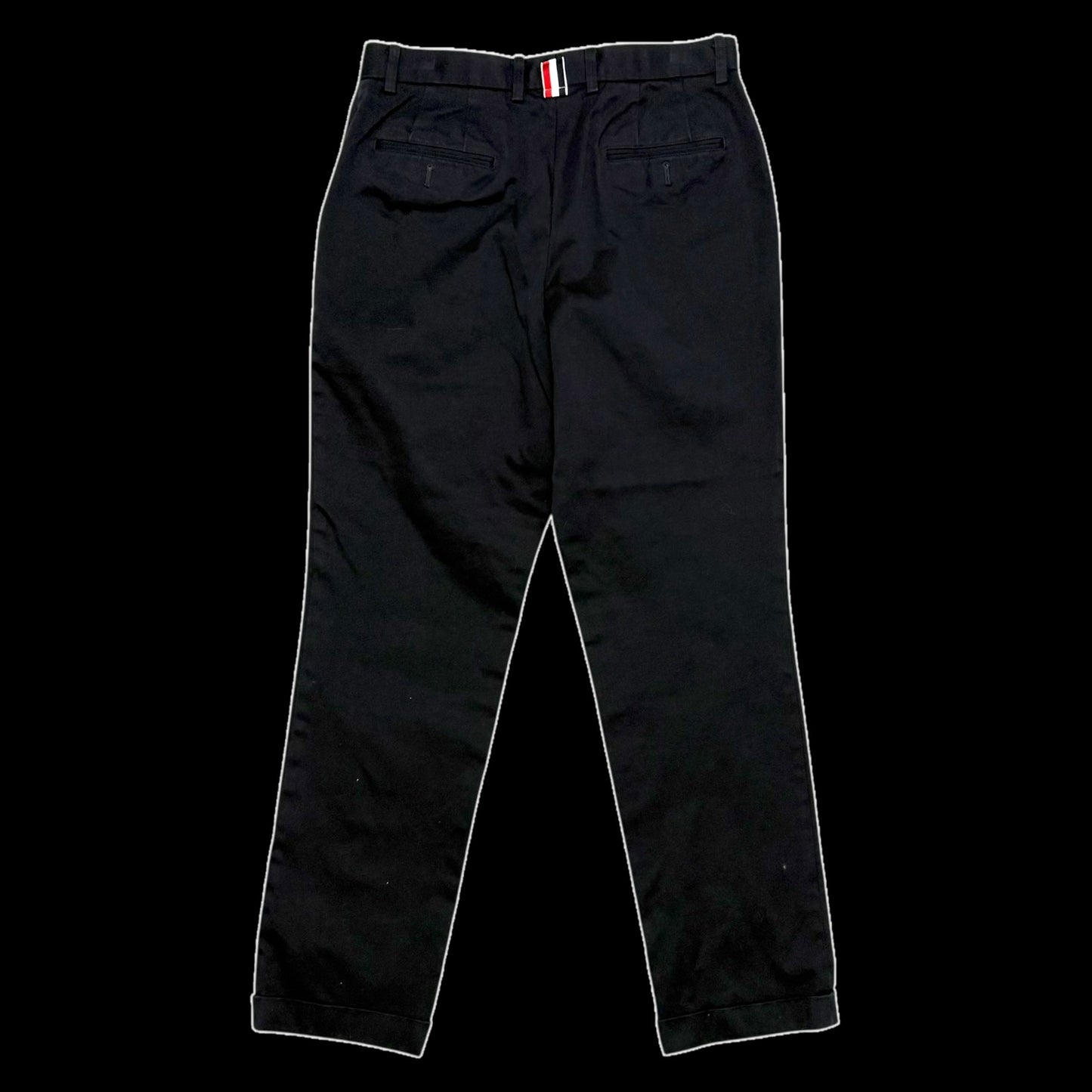Thom Browne Tapered Navy Chino Pants (Size 30”)