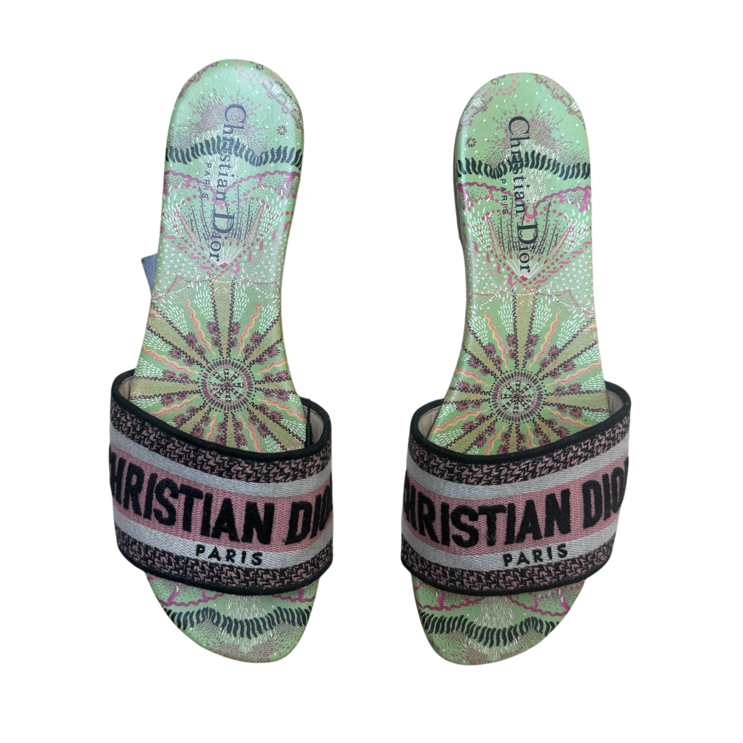 Christian Dior Cloth Sandals (Size EU38)