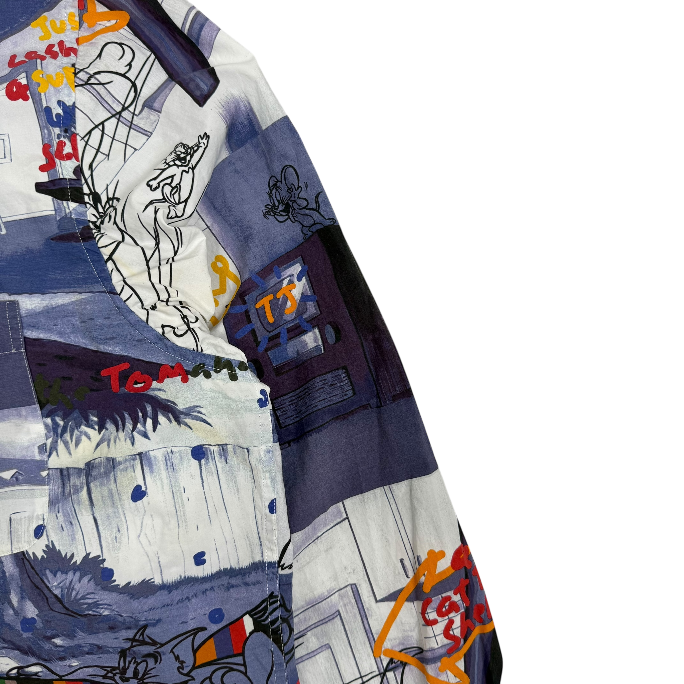 JC de Castelbajac 90s Cartoon Print Shirt (Size XL)