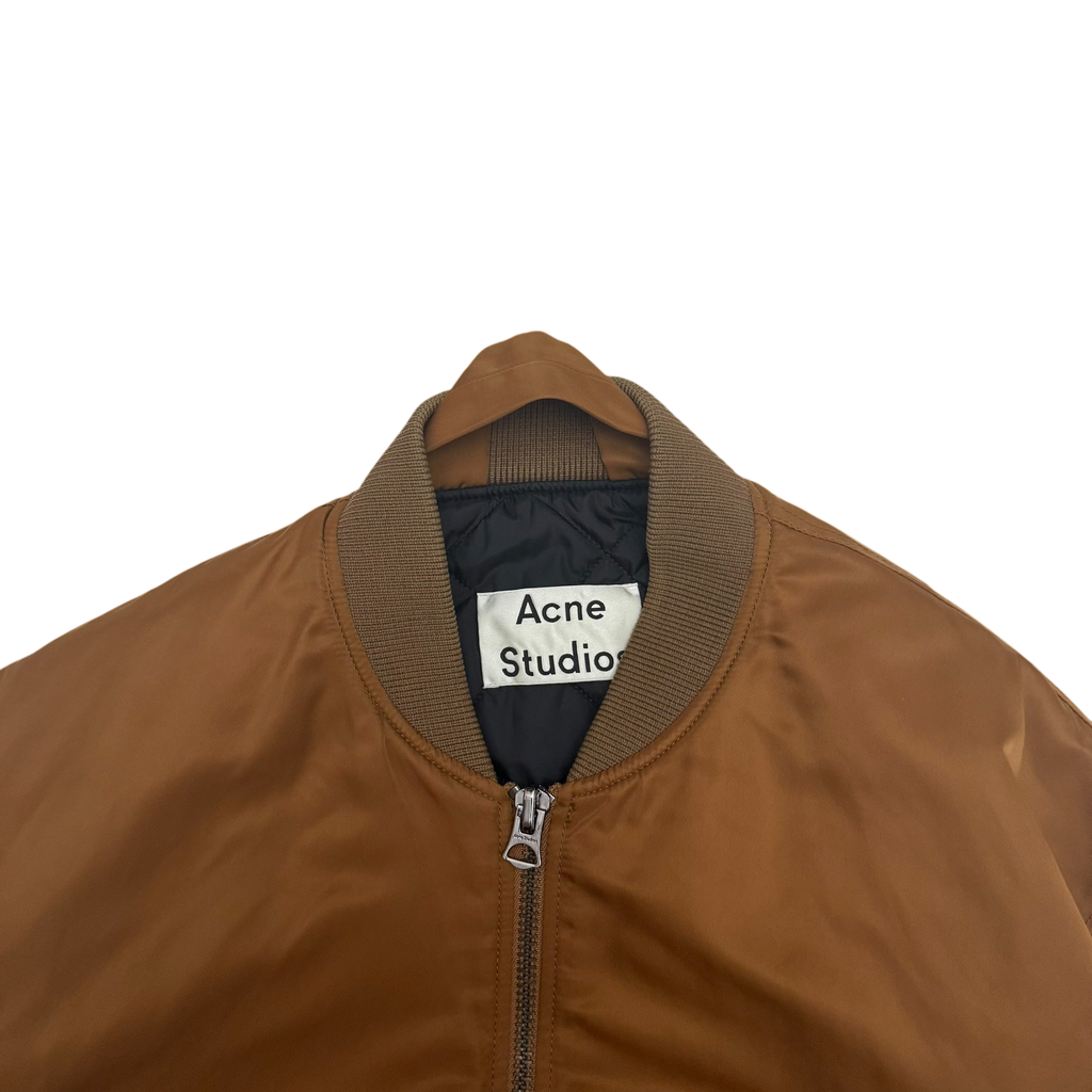 Acne Studios SS18 Makio MA-1 Bomber Jacket Brown (Fits M)