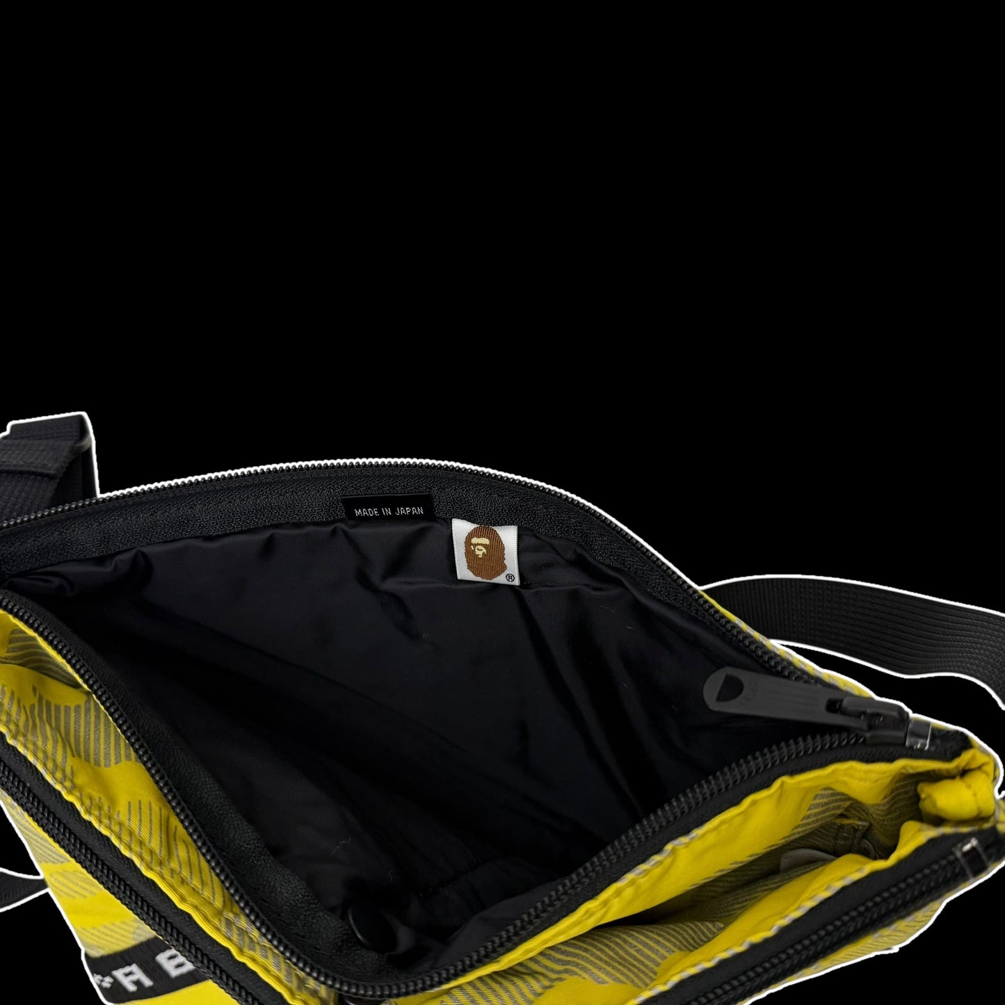BAPE (A Bathing Ape) x Porter 3M Camo Sacoche Yellow