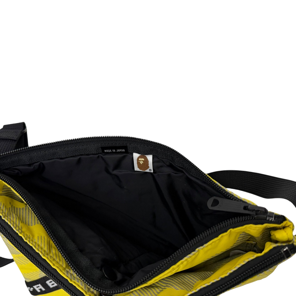 BAPE (A Bathing Ape) x Porter 3M Camo Sacoche Yellow