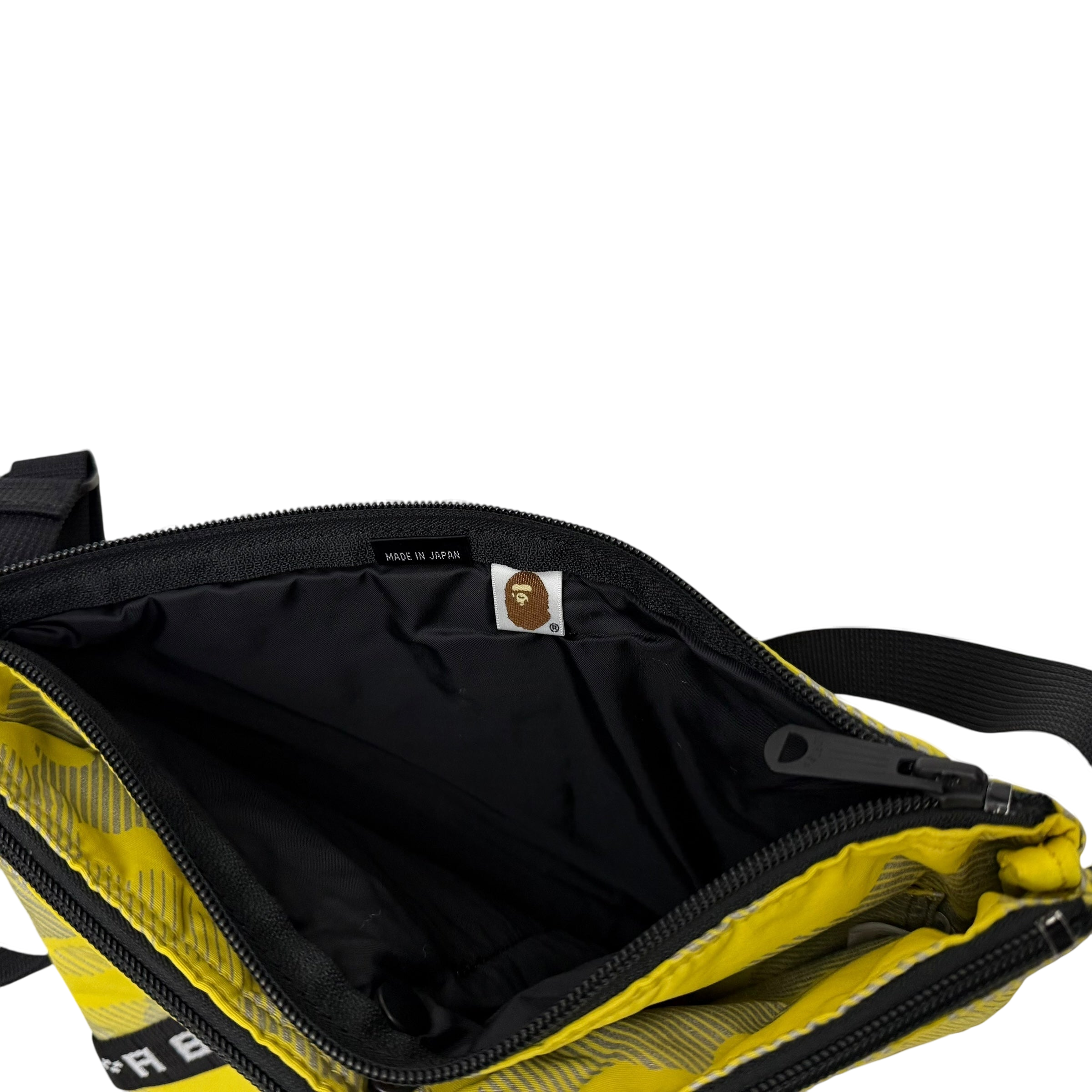 BAPE (A Bathing Ape) x Porter 3M Camo Sacoche Yellow