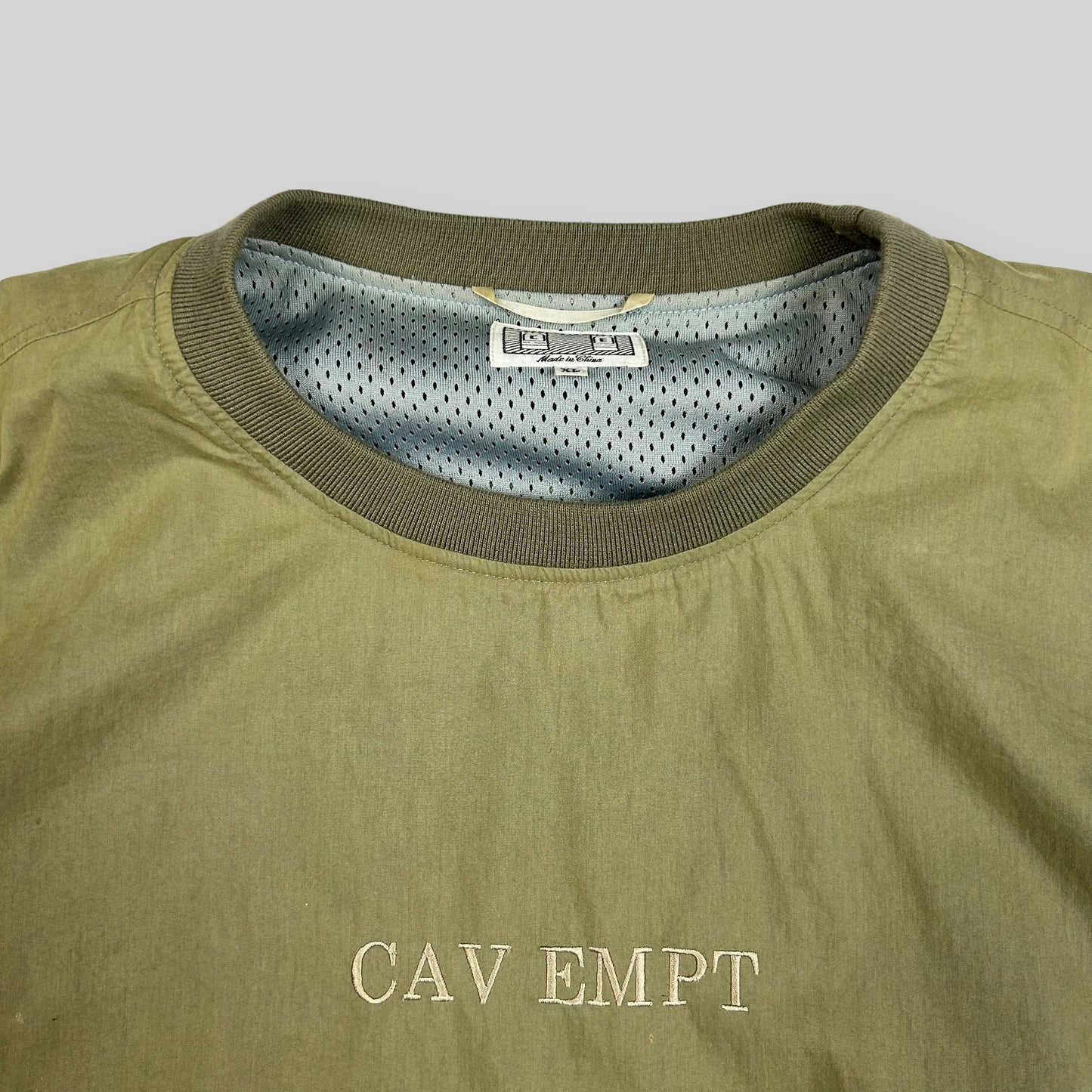 Cav Empt Spell Out Nylon Shell Pullover Green (Size XL)