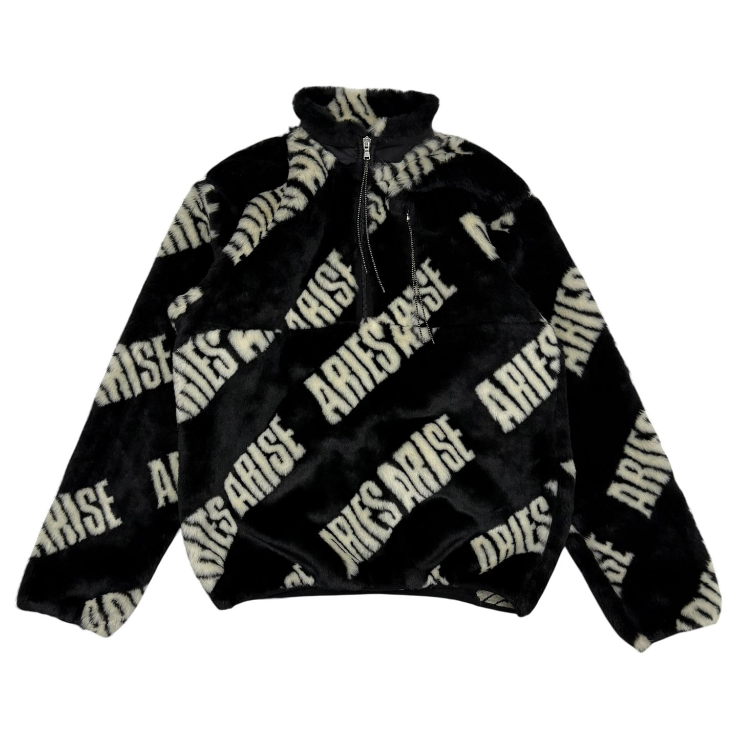 Aries Arise Half-Zip Fleece Black (Fits M-L)