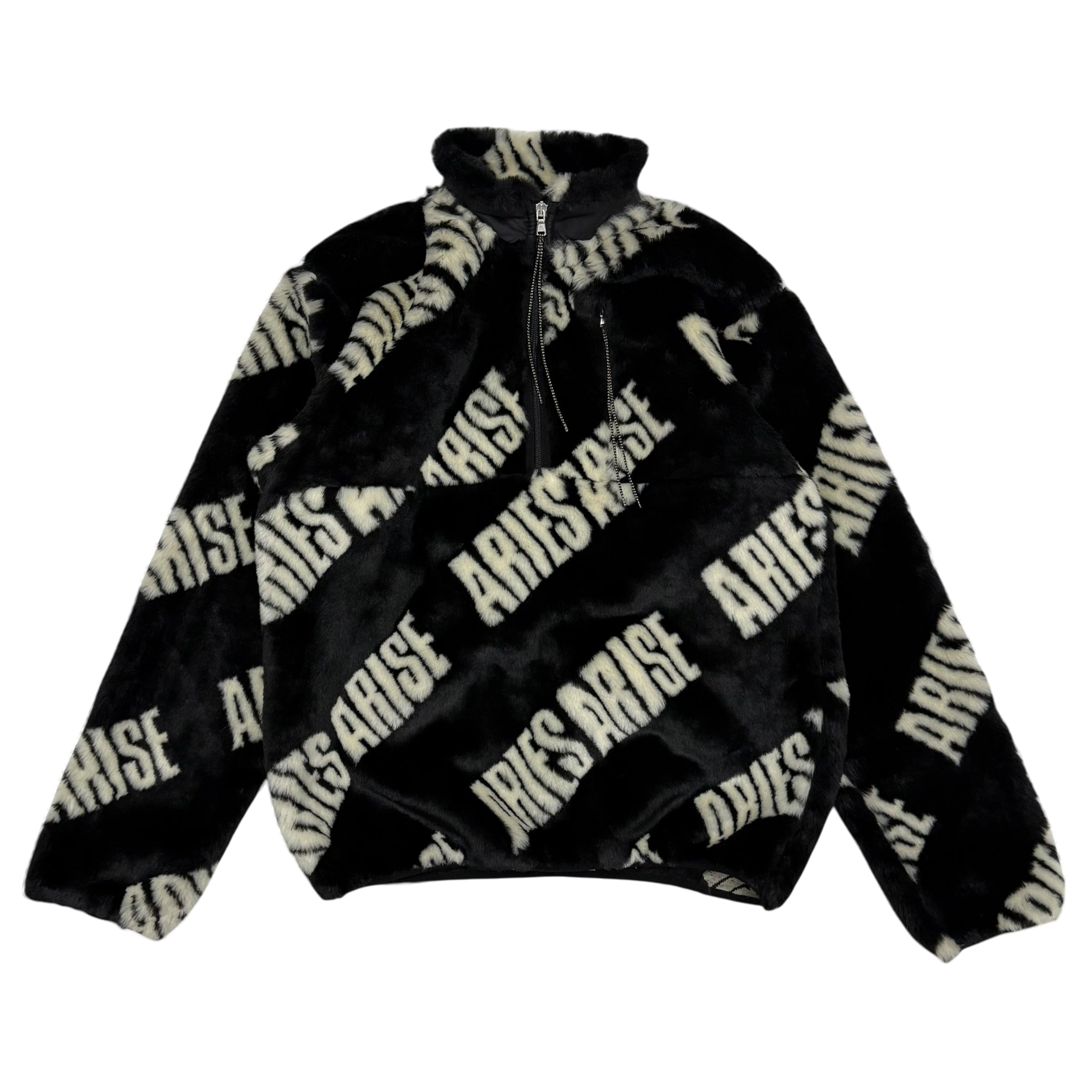 Aries Arise Half-Zip Fleece Black (Fits M-L)